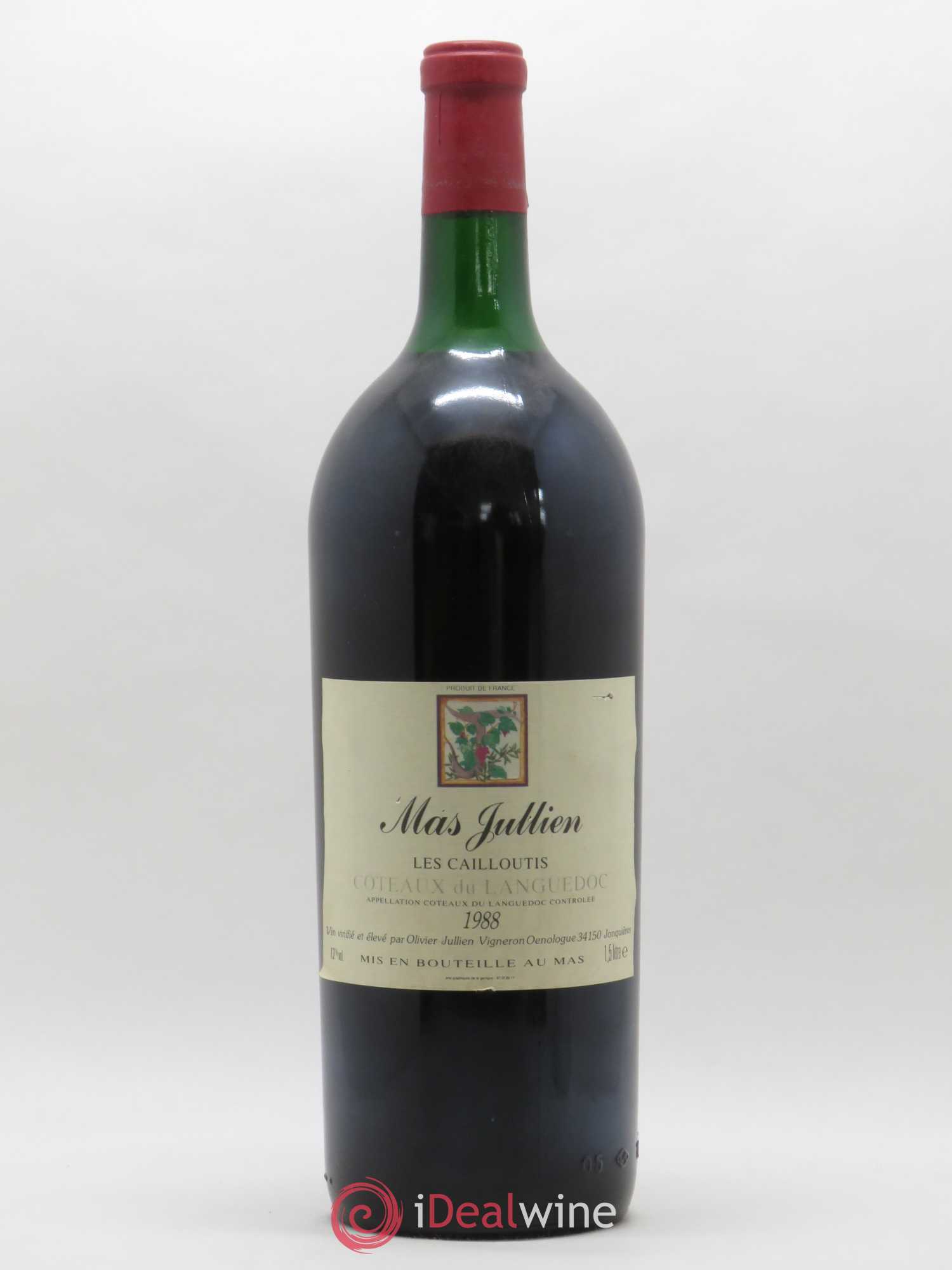Coteaux du Languedoc Mas Jullien Les Cailloutis Olivier Jullien 1988 - Lot de 1 magnum - 0