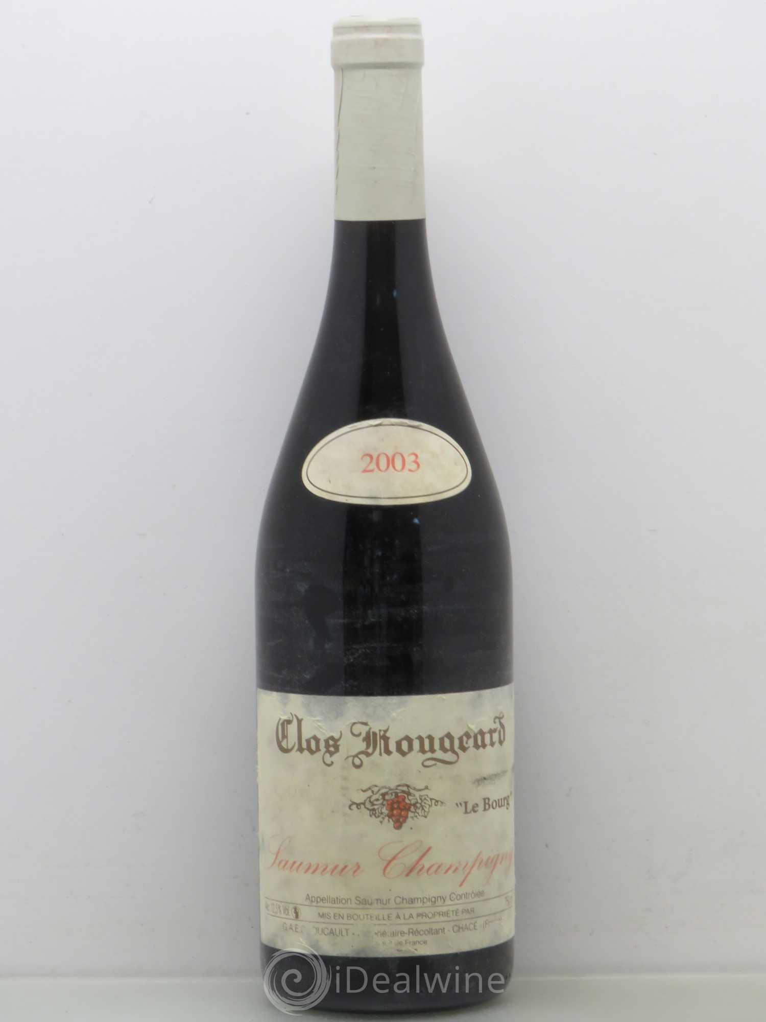 Saumur-Champigny Le Bourg Clos Rougeard 2003 - Lot de 1 bouteille - 0