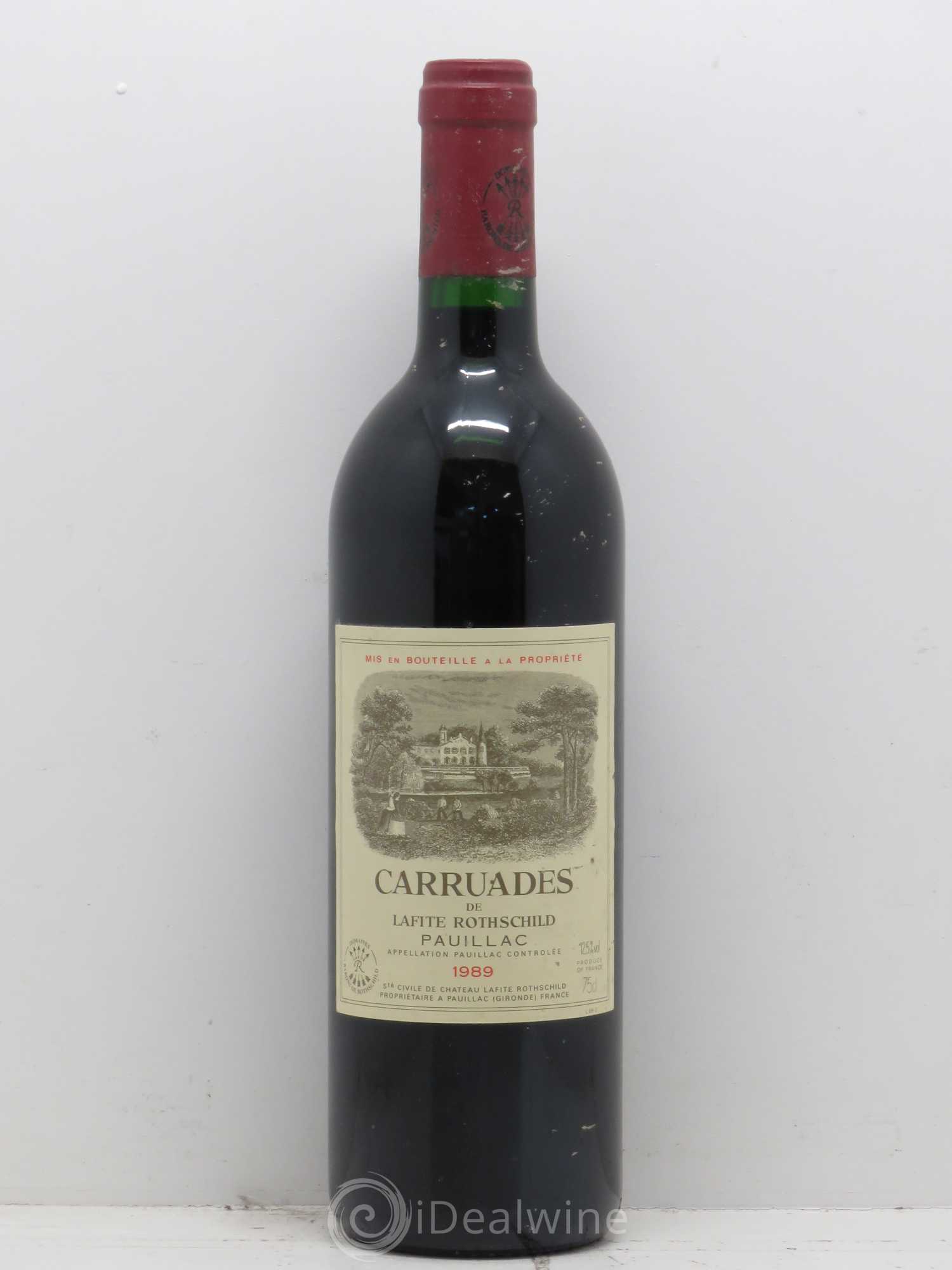 Carruades de Lafite Rothschild Second Vin 1989 - Lot de 1 bouteille - 0