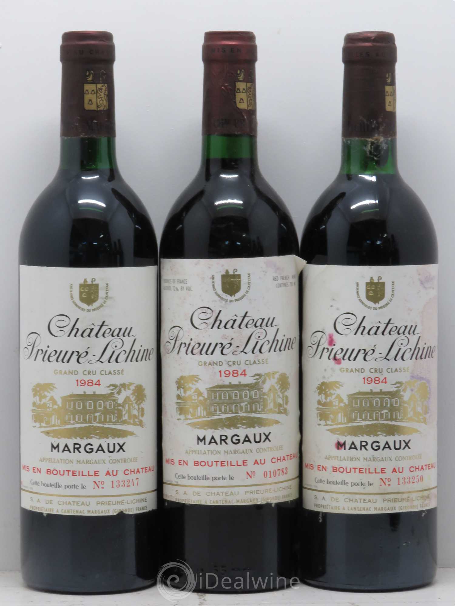 Château Prieuré Lichine 4ème Grand Cru Classé 1984 - Lot de 6 bouteilles - 2