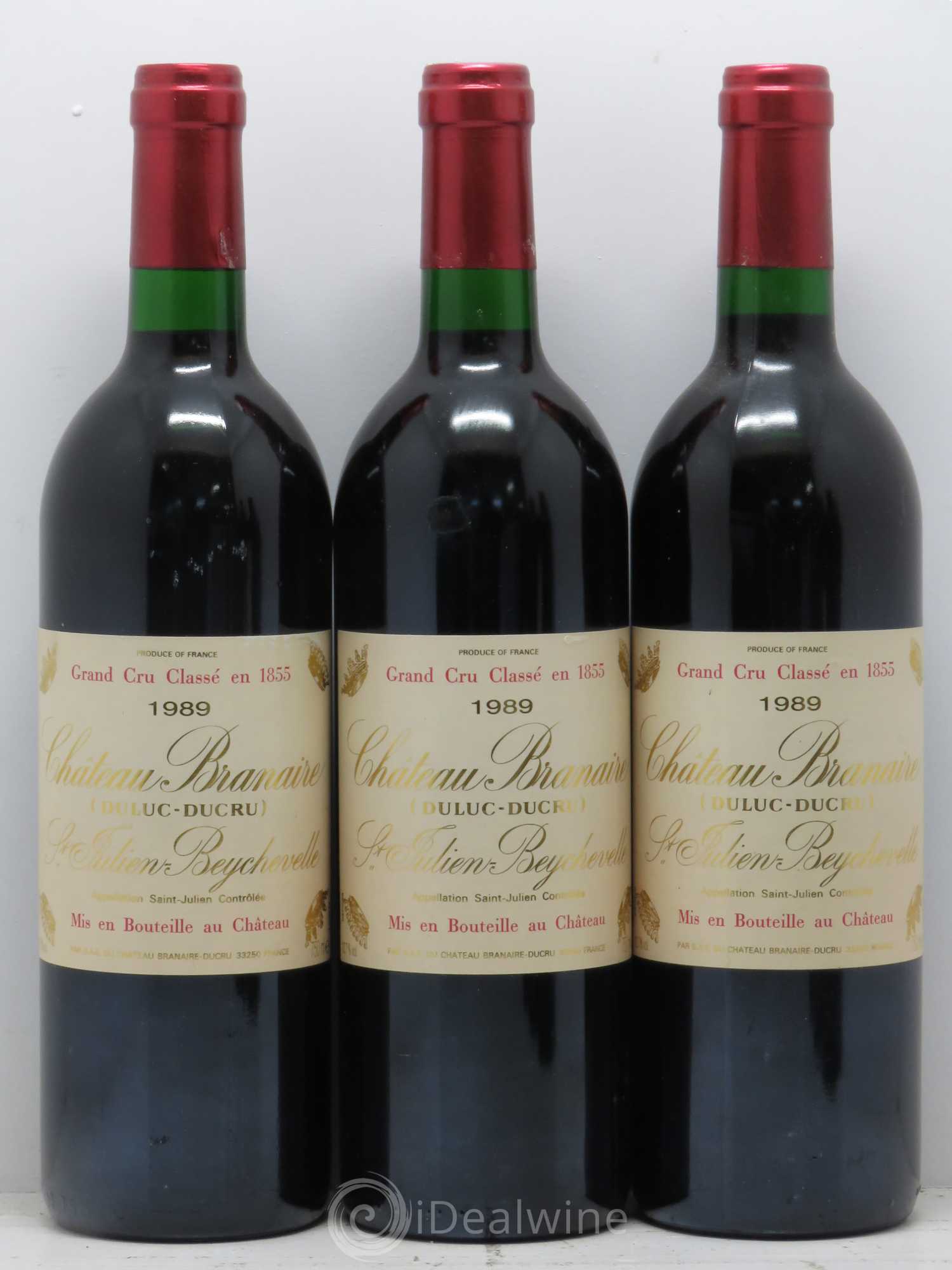 Château Branaire Ducru 4ème Grand Cru Classé 1989 - Lot de 6 bouteilles - 2