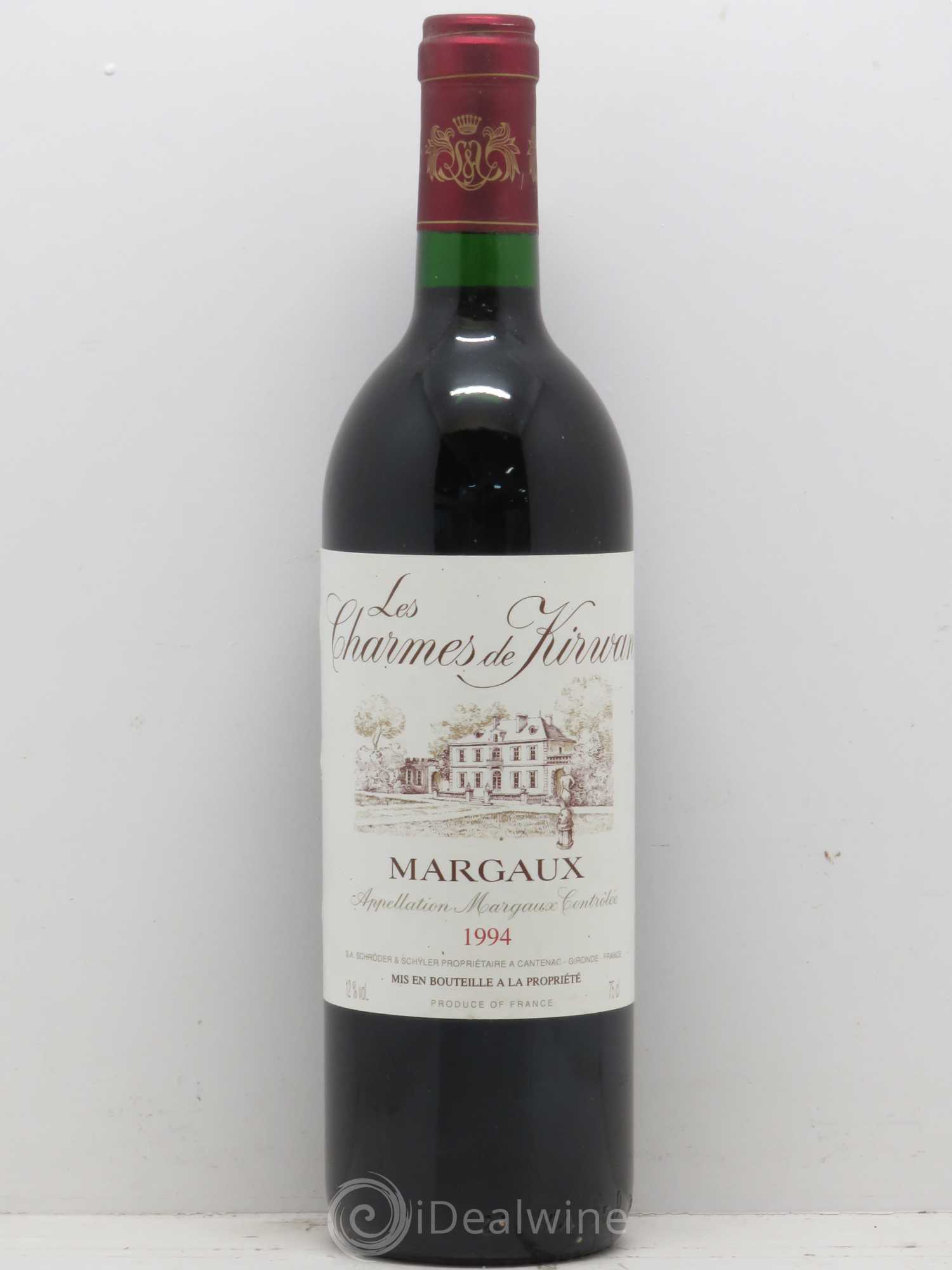 Médoc Charmes de Kirwan 1994 - Posten von 1 Flasche - 0