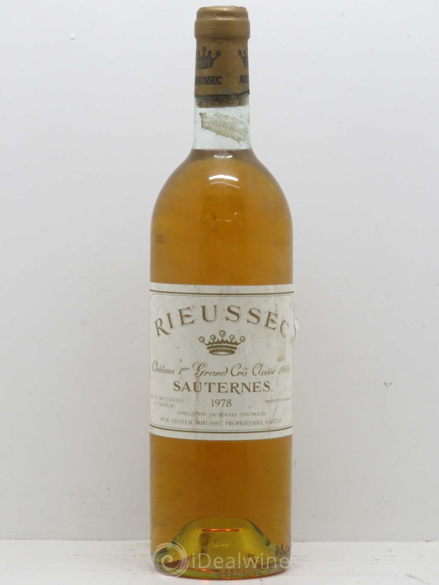 Château Rieussec 1er Grand Cru Classé 1978 - Lotto di 1 bottiglia - 0