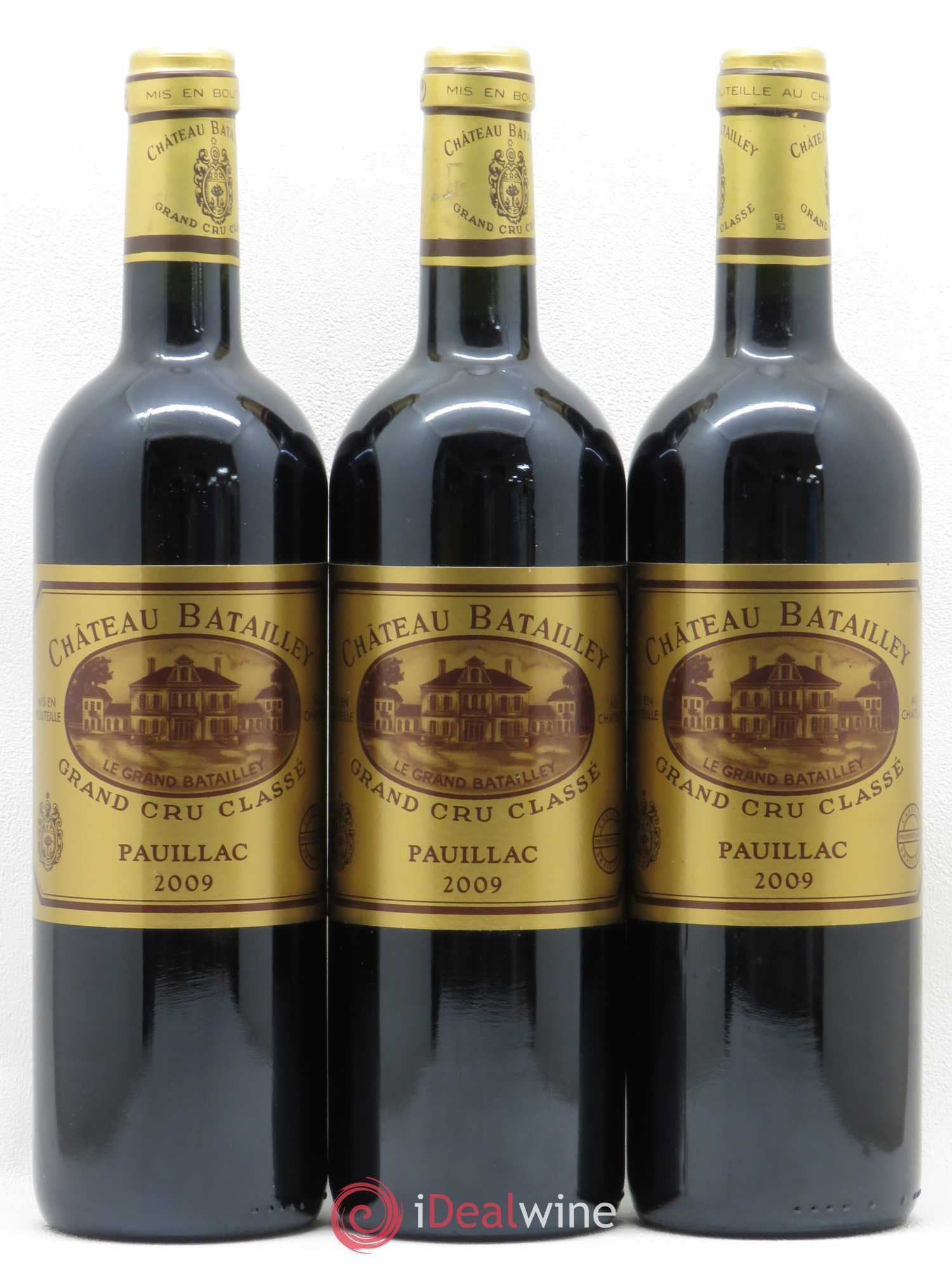 Château Batailley 5ème Grand Cru Classé 2009 - Lot de 3 bouteilles - 0