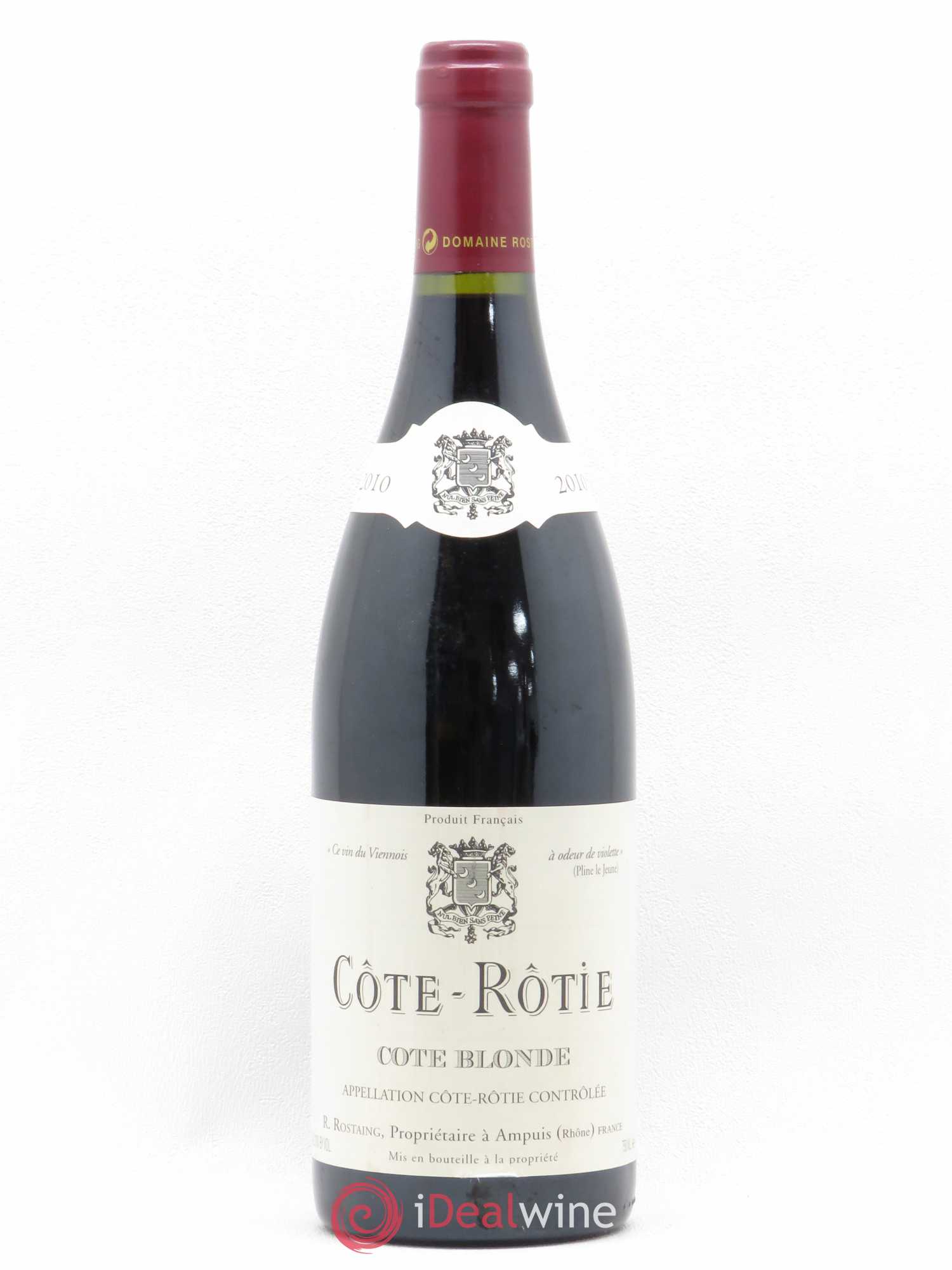 Côte-Rôtie Côte Blonde René Rostaing 2010 - Lot of 1 bottle - 0