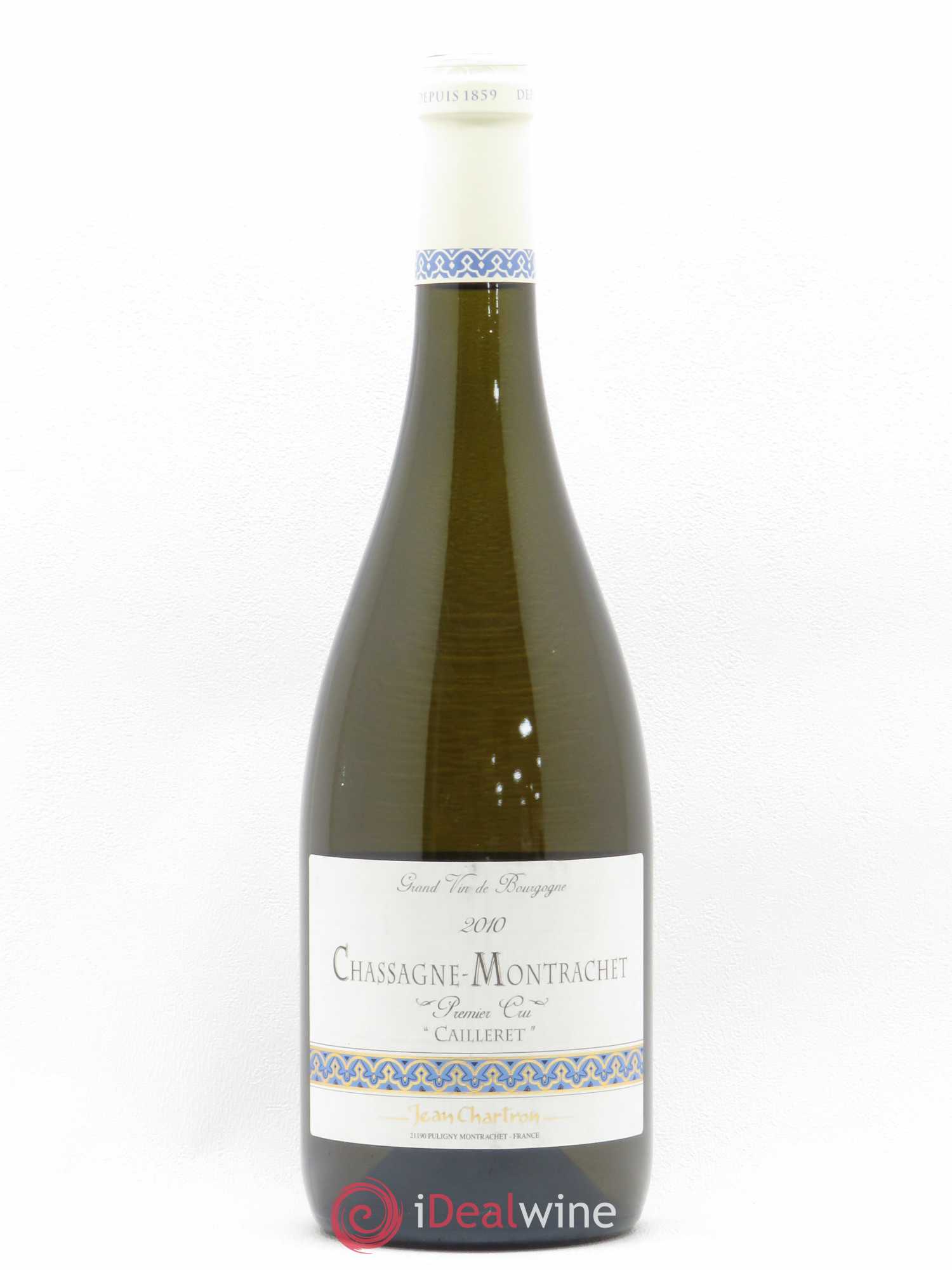 Chassagne-Montrachet 1er Cru Cailleret Jean Chartron 2010 - Lot de 1 bouteille - 0