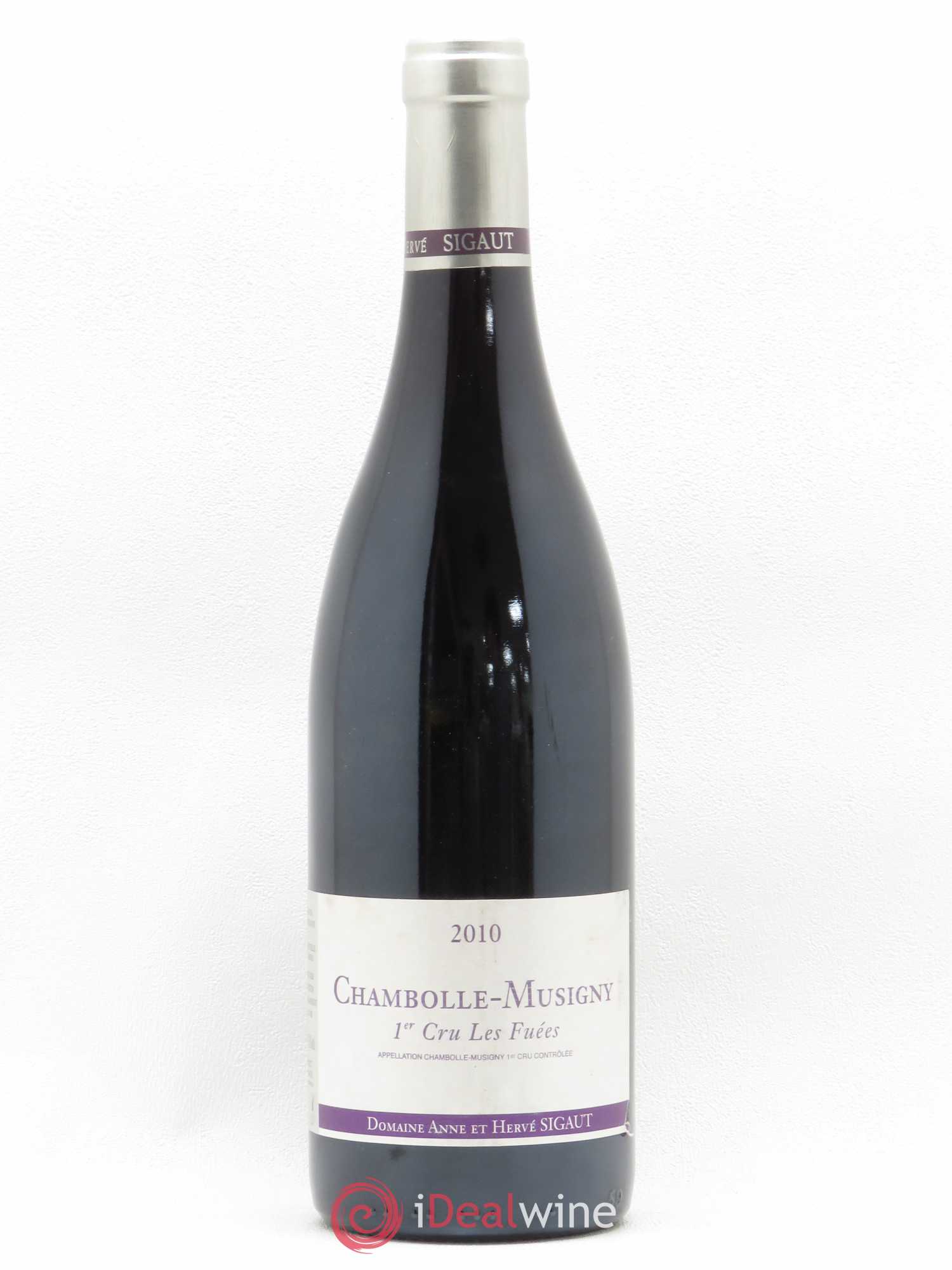 Chambolle-Musigny 1er Cru Les Fuées Anne et Hervé Sigaut 2010 - Posten von 1 Flasche - 0