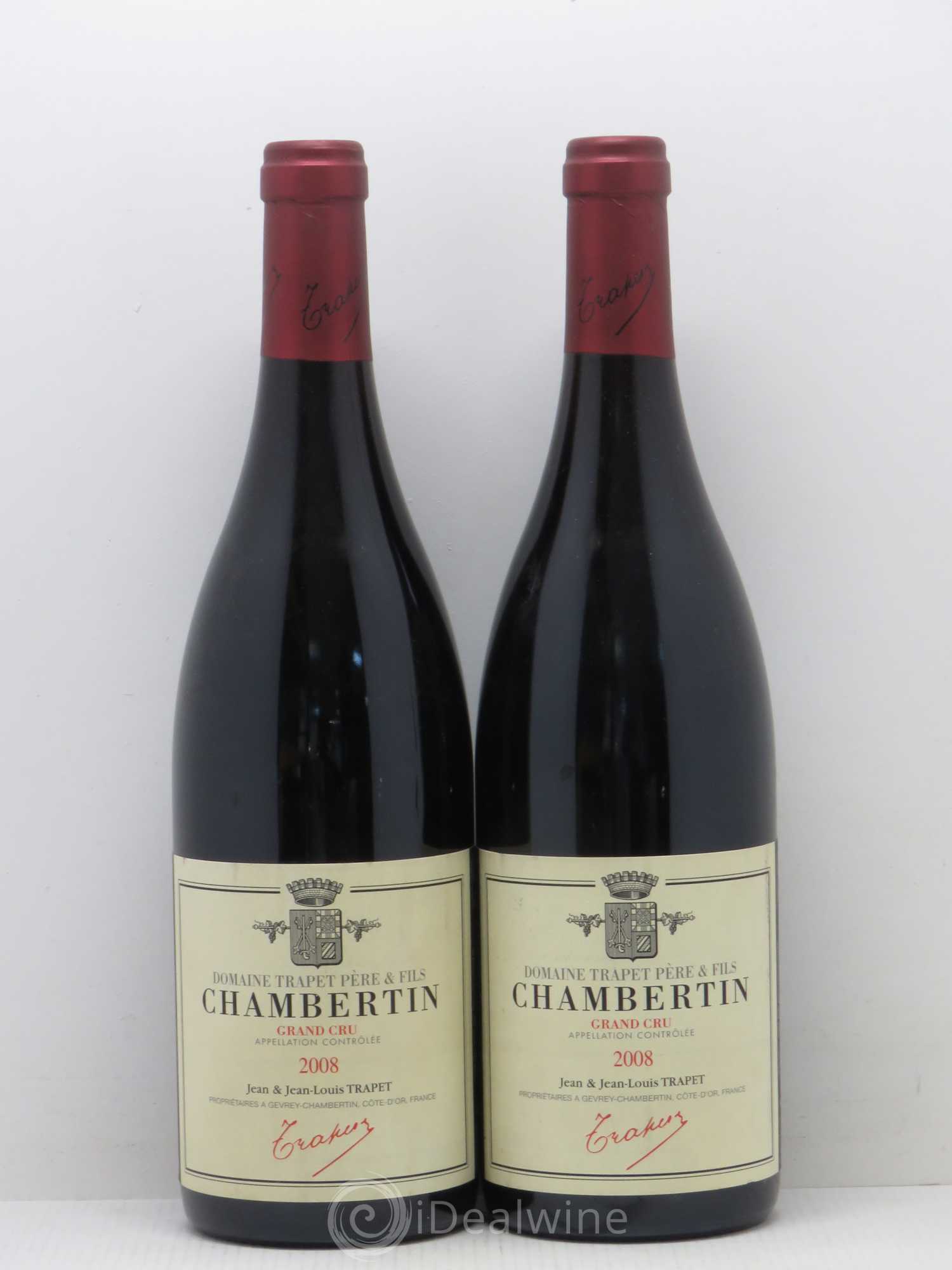 Chambertin Grand Cru Domaine Trapet 2008 - Lot de 2 bouteilles - 0