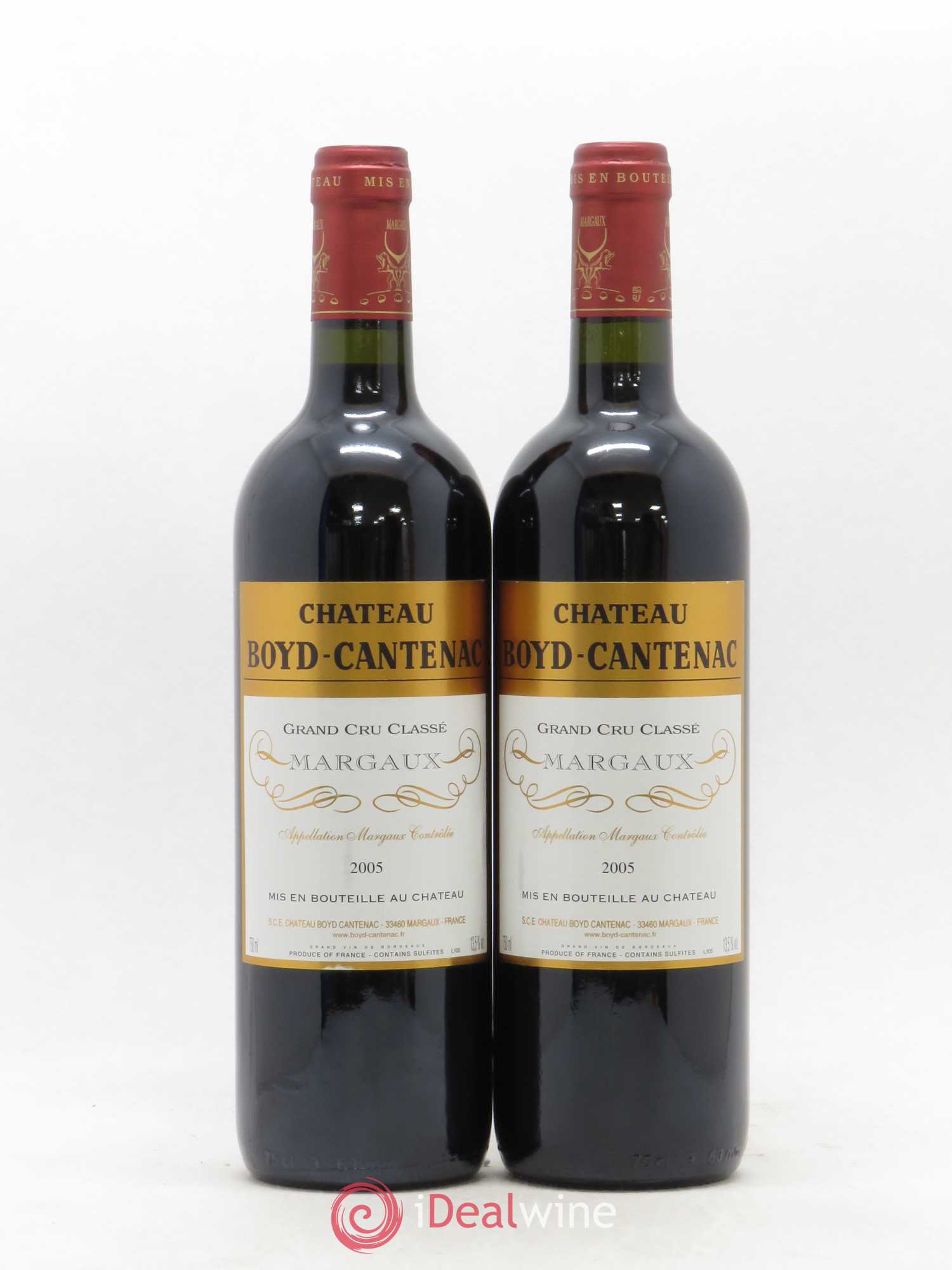 Château Boyd Cantenac 3ème Grand Cru Classé 2005 - Lot de 2 bouteilles - 0