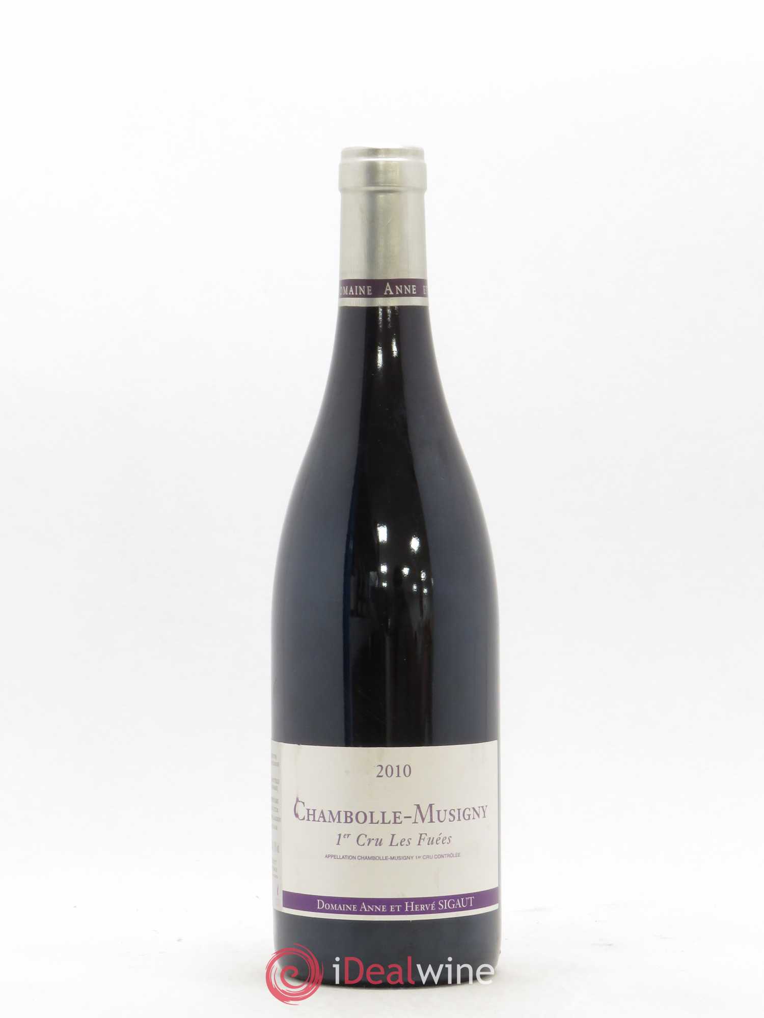 Chambolle-Musigny 1er Cru Les Fuées Anne et Hervé Sigaut (Domaine) 2010 - Lot de 1 bouteille - 0