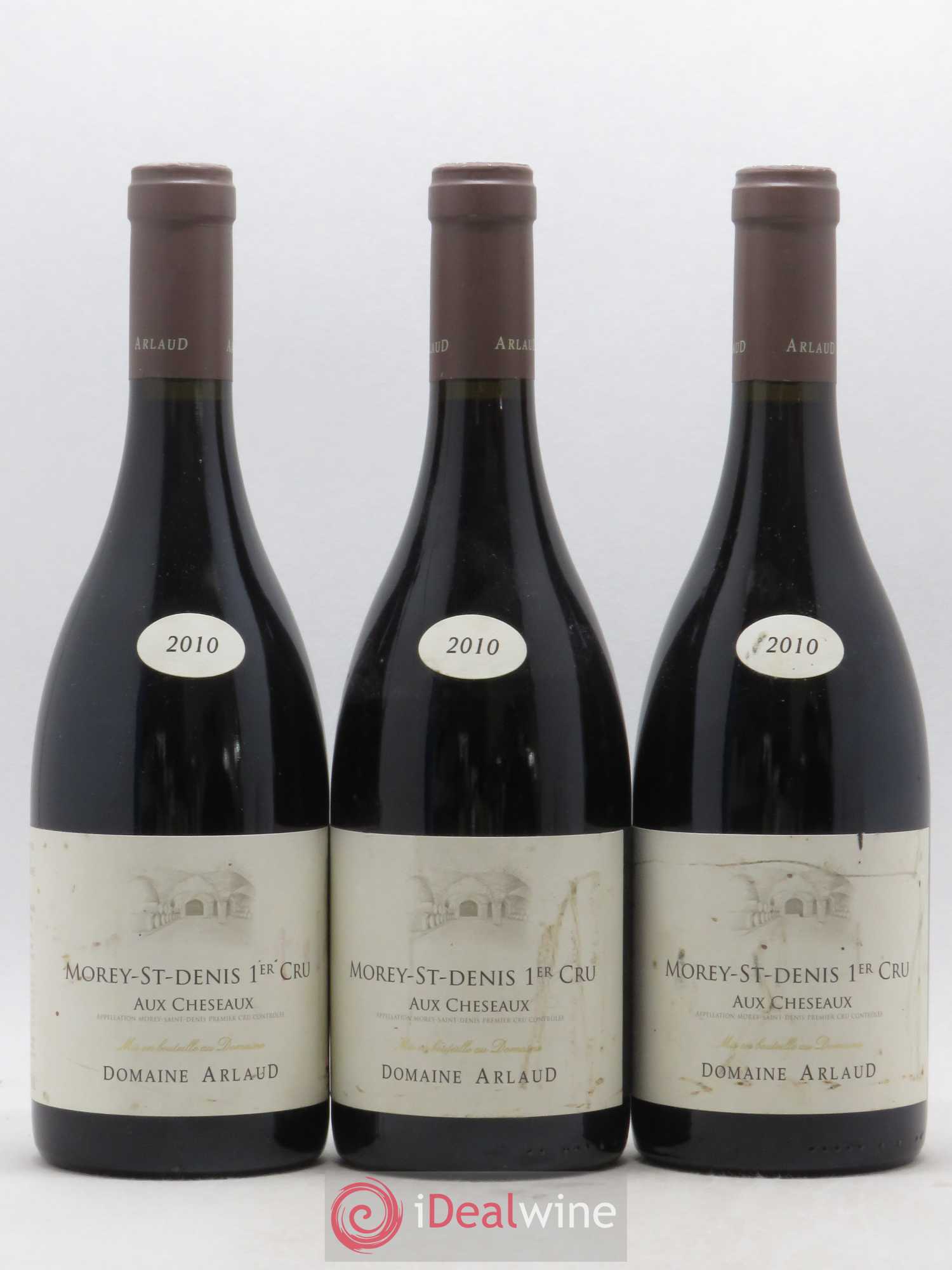 Morey-Saint-Denis 1er Cru Aux Chéseaux Arlaud 2010 - Lot de 3 bouteilles - 0