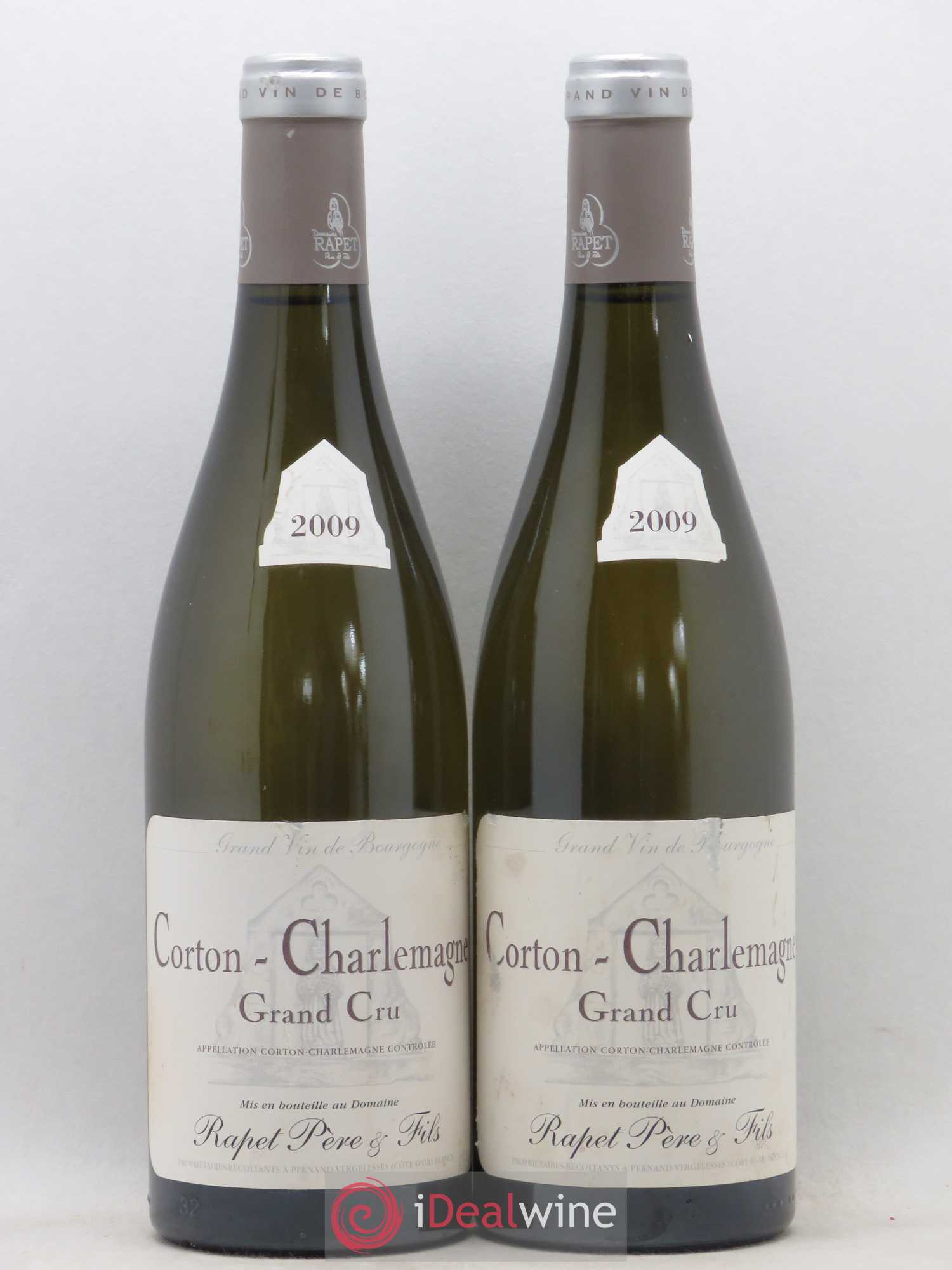 Corton-Charlemagne Grand Cru Rapet Père & Fils 2009 - Lot de 2 bouteilles - 0