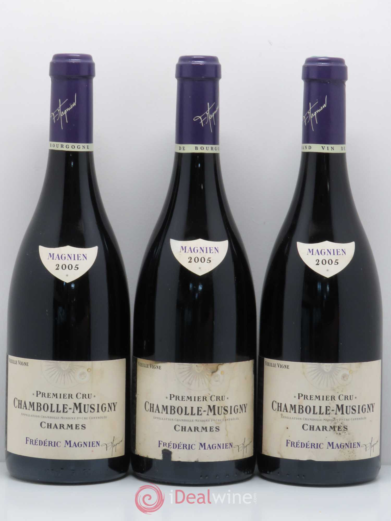 Chambolle-Musigny 1er Cru Charmes Frederic Magnien 2005 - Lot de 6 bouteilles - 2