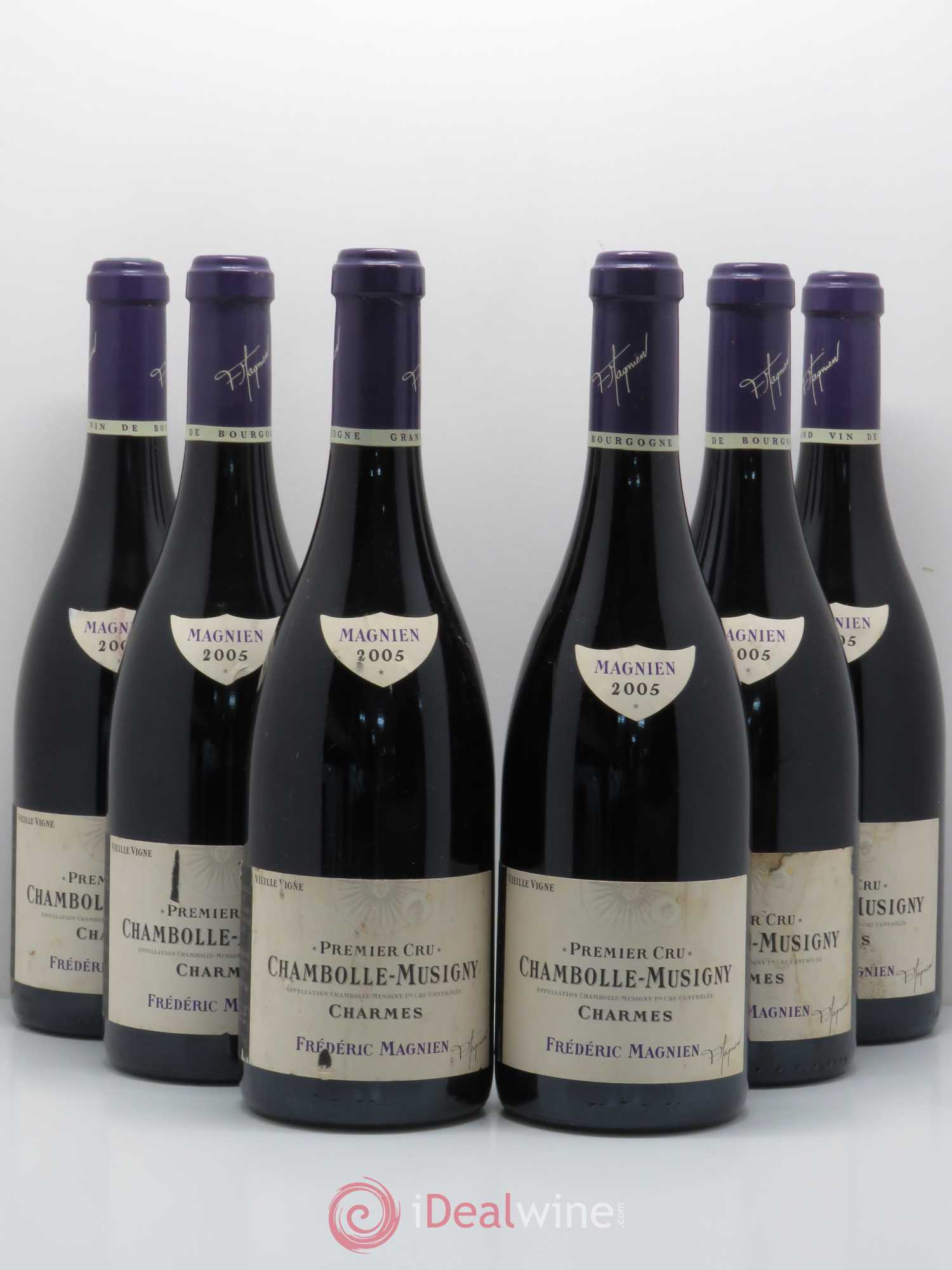 Chambolle-Musigny 1er Cru Charmes Frederic Magnien 2005 - Lot de 6 bouteilles - 0