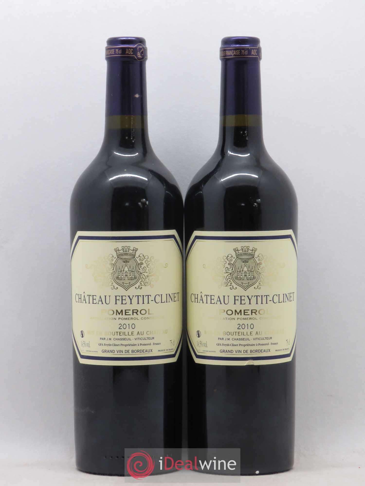 Château Feytit-Clinet 2010 - Lot de 2 bouteilles - 0