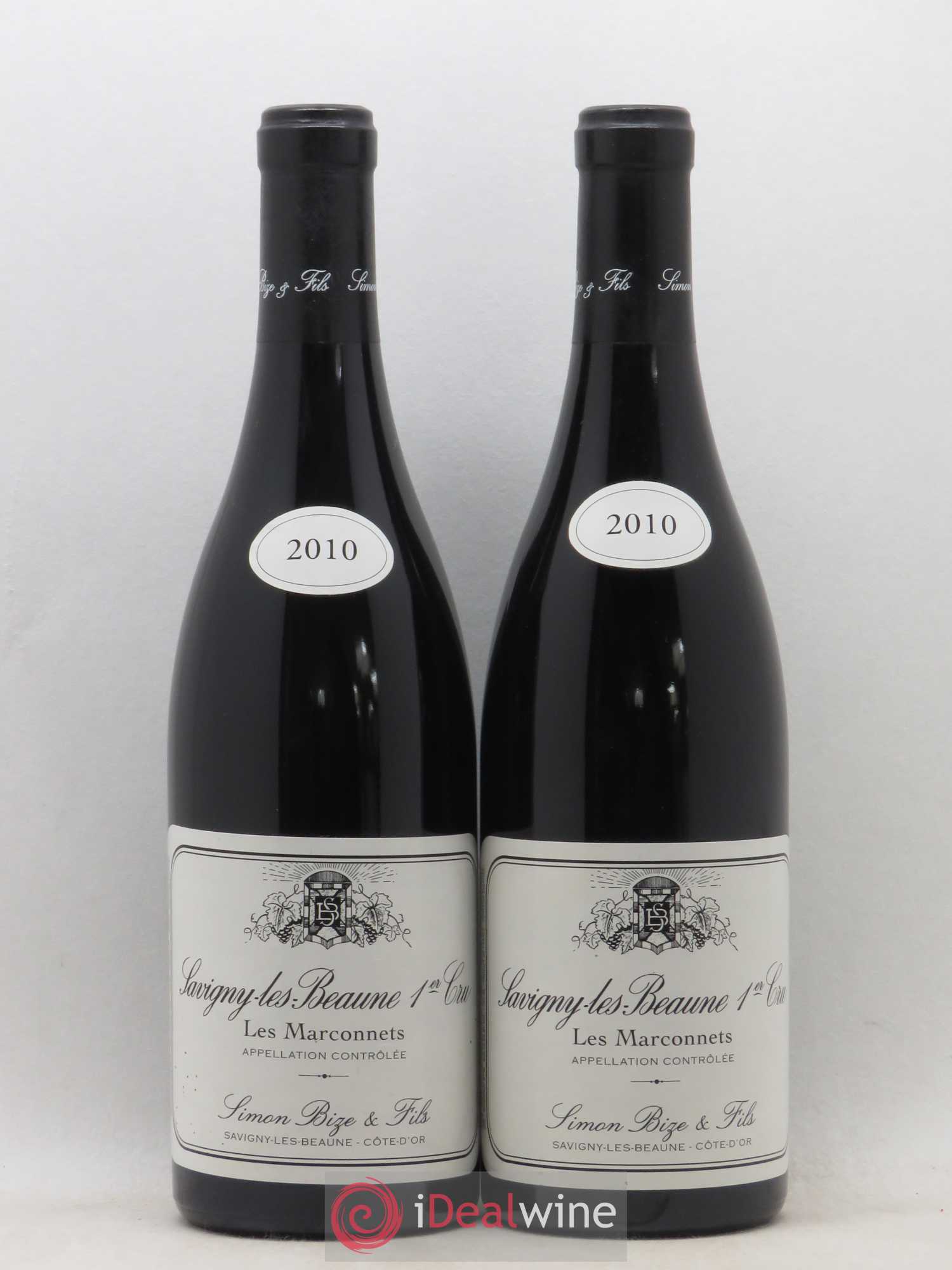 Savigny-lès-Beaune 1er Cru Les Marconnets Simon Bize & Fils 2010 - Lot de 2 bouteilles - 0