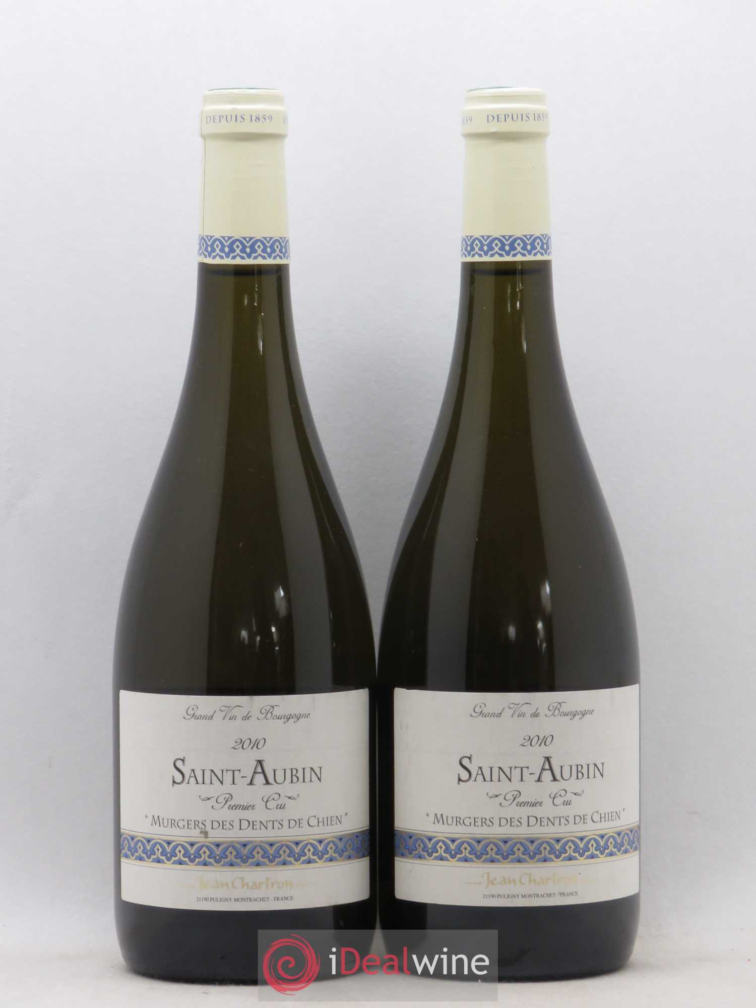 Saint-Aubin 1er Cru Les Murgers des Dents de Chien Jean Chartron (Domaine) 2010 - Lot de 2 bouteilles - 0