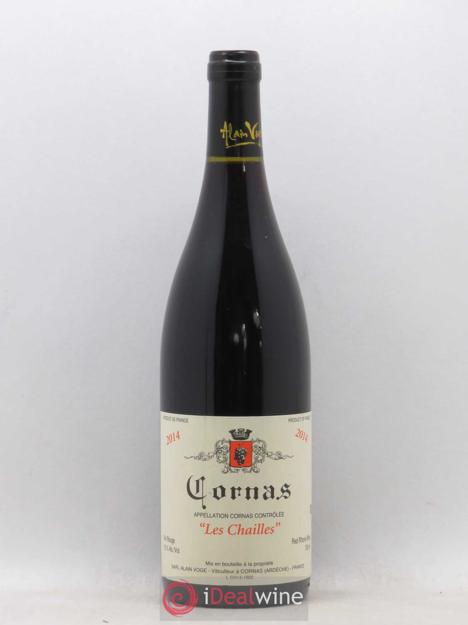Cornas Les Chailles Alain Voge (Domaine) 2014 - Lot de 1 bouteille - 0