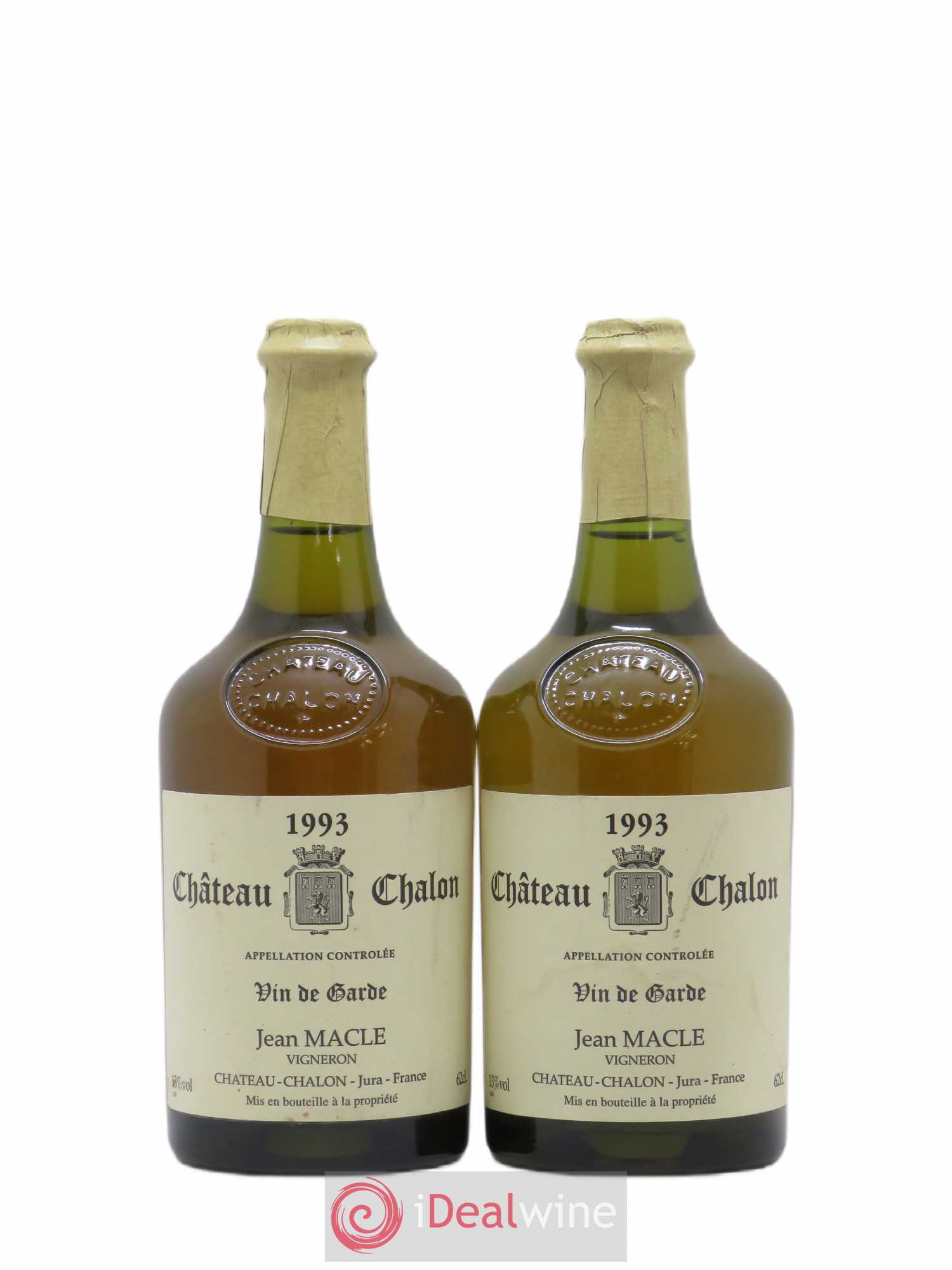 Château-Chalon Jean Macle 1993 - Lot de 2 bouteilles - 0