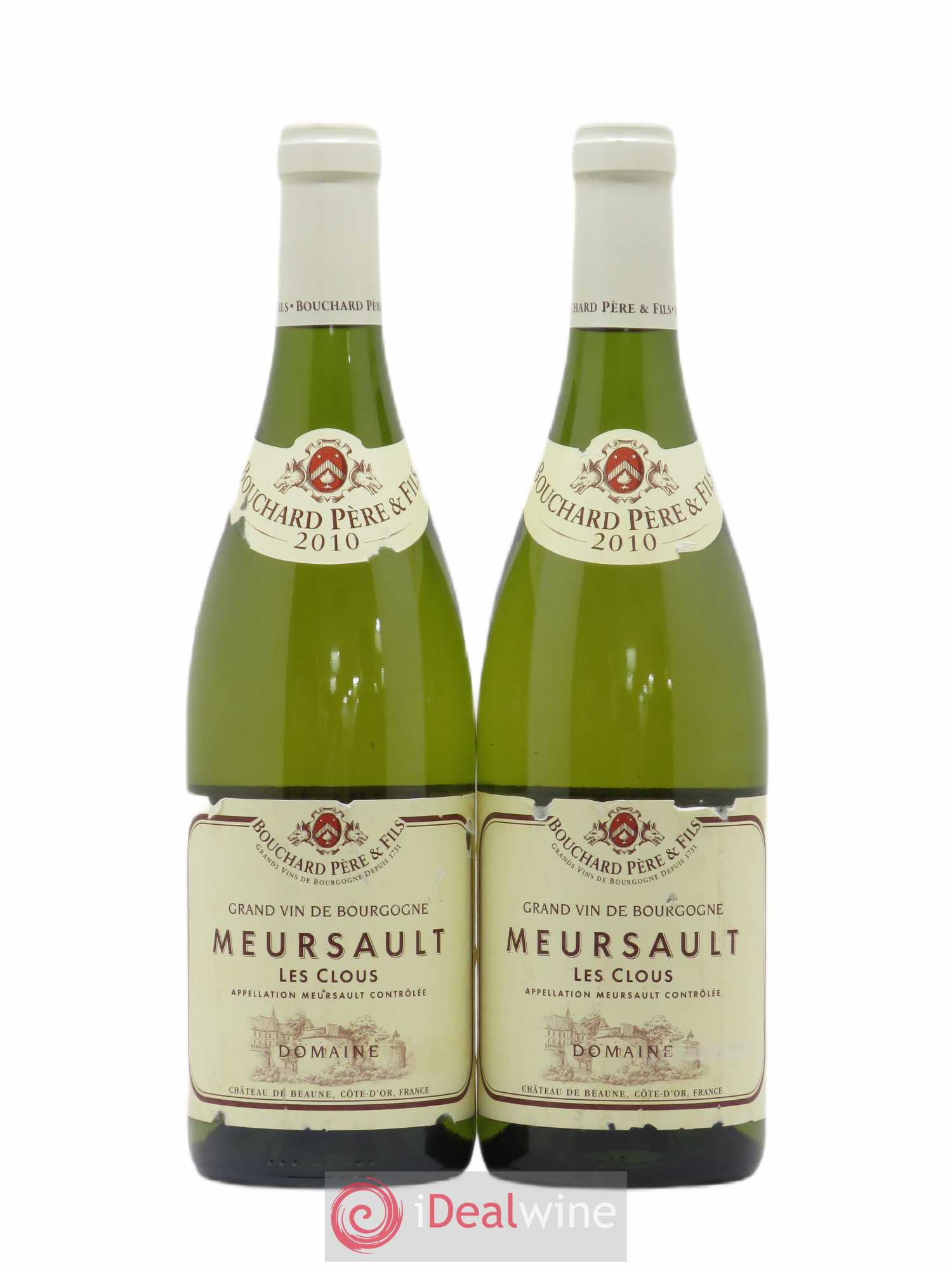 Meursault Les Clous Bouchard Père & Fils 2010 - Lot de 2 bouteilles - 0