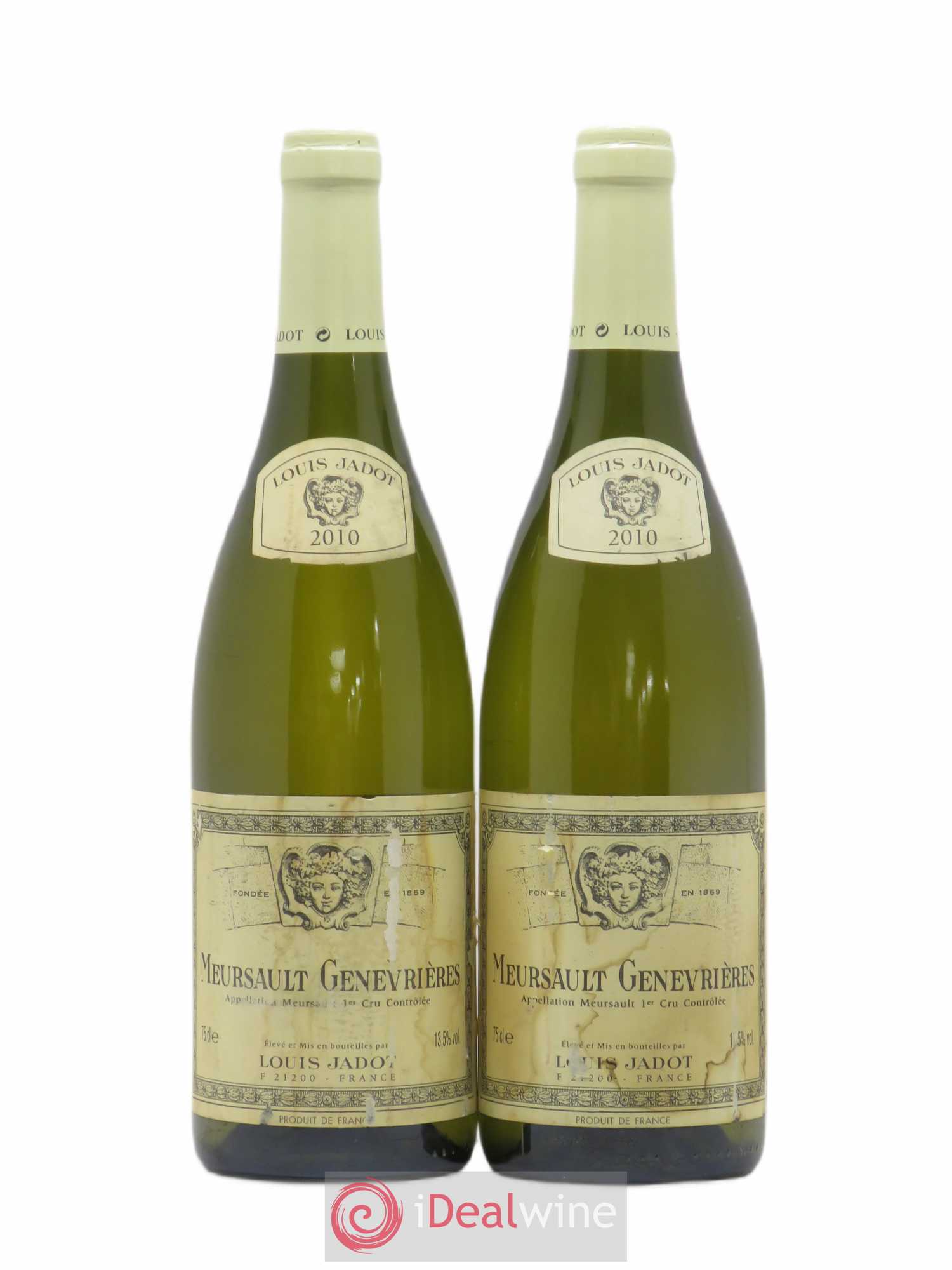 Meursault 1er Cru Les Genevrières Domaine Louis Jadot 2010 - Lot de 2 bouteilles - 0