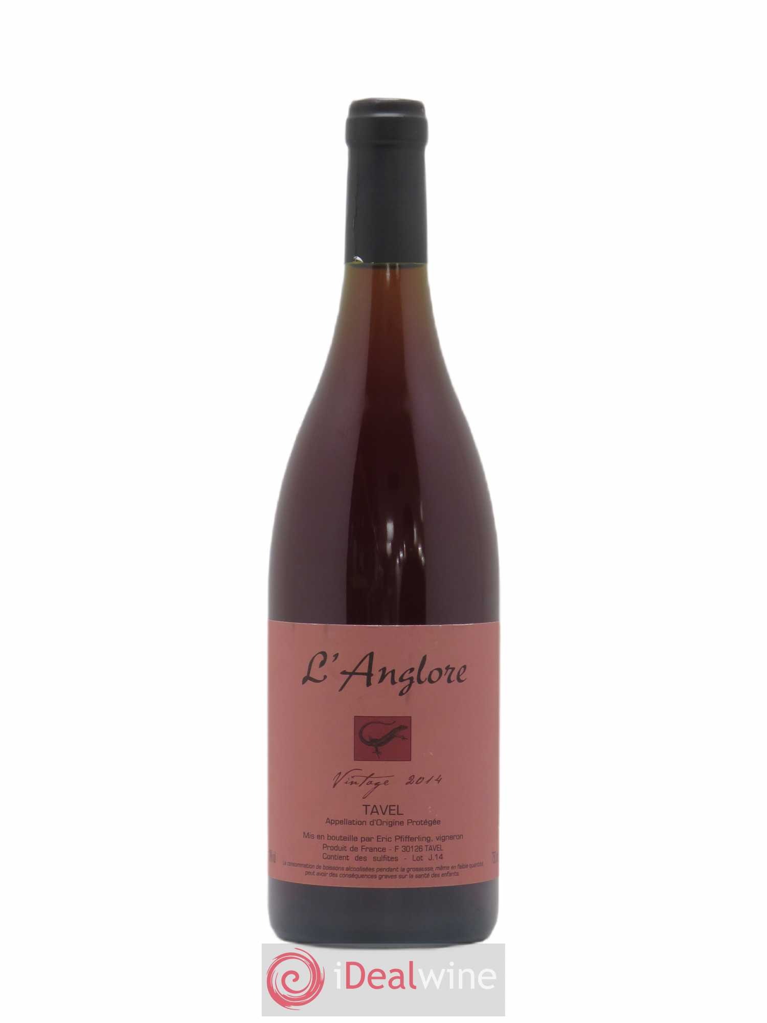 Tavel Vintage L'Anglore 2014 - Lot de 1 bouteille - 0