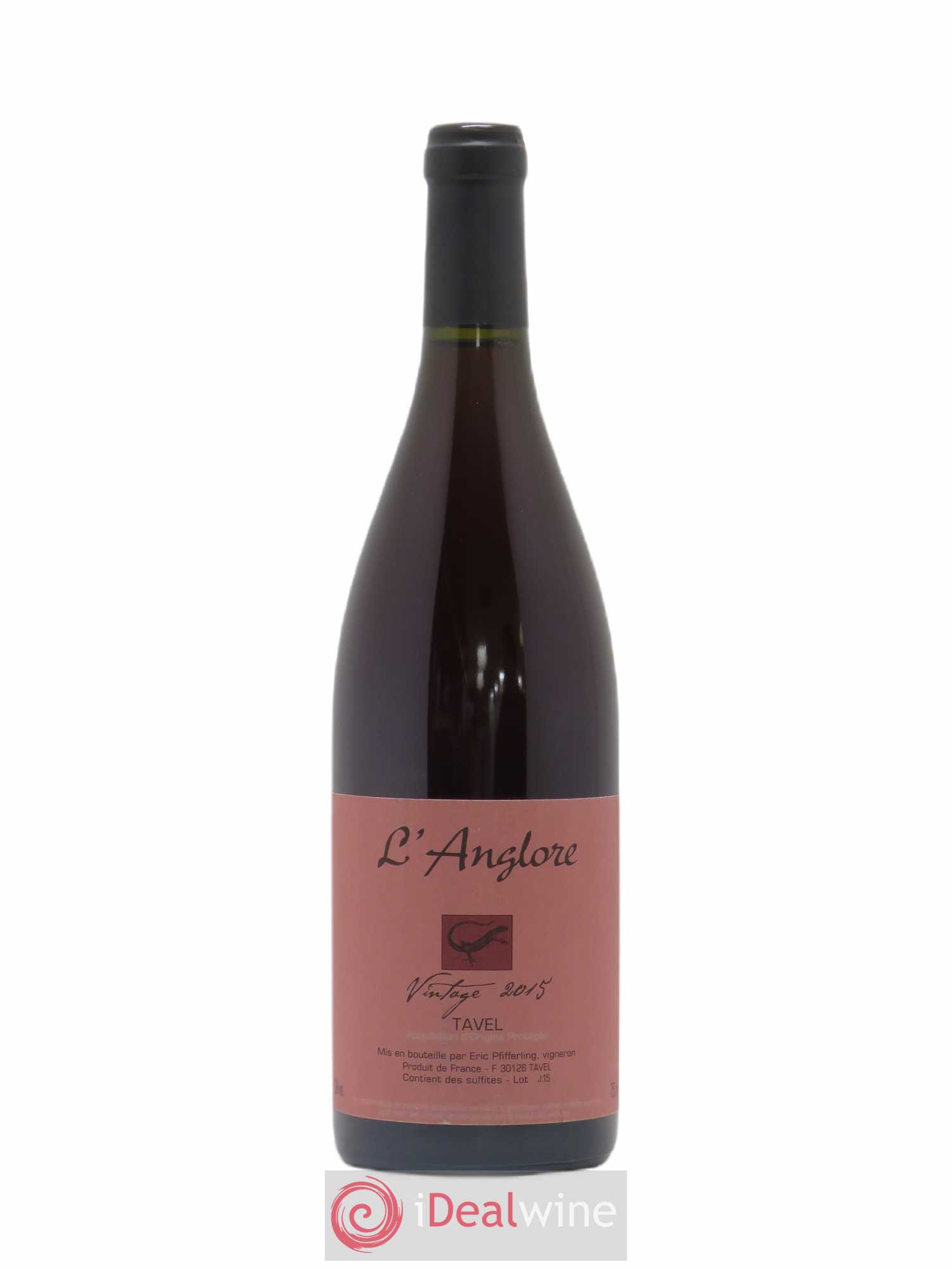 Tavel Vintage L'Anglore 2015 - Lot de 1 bouteille - 0