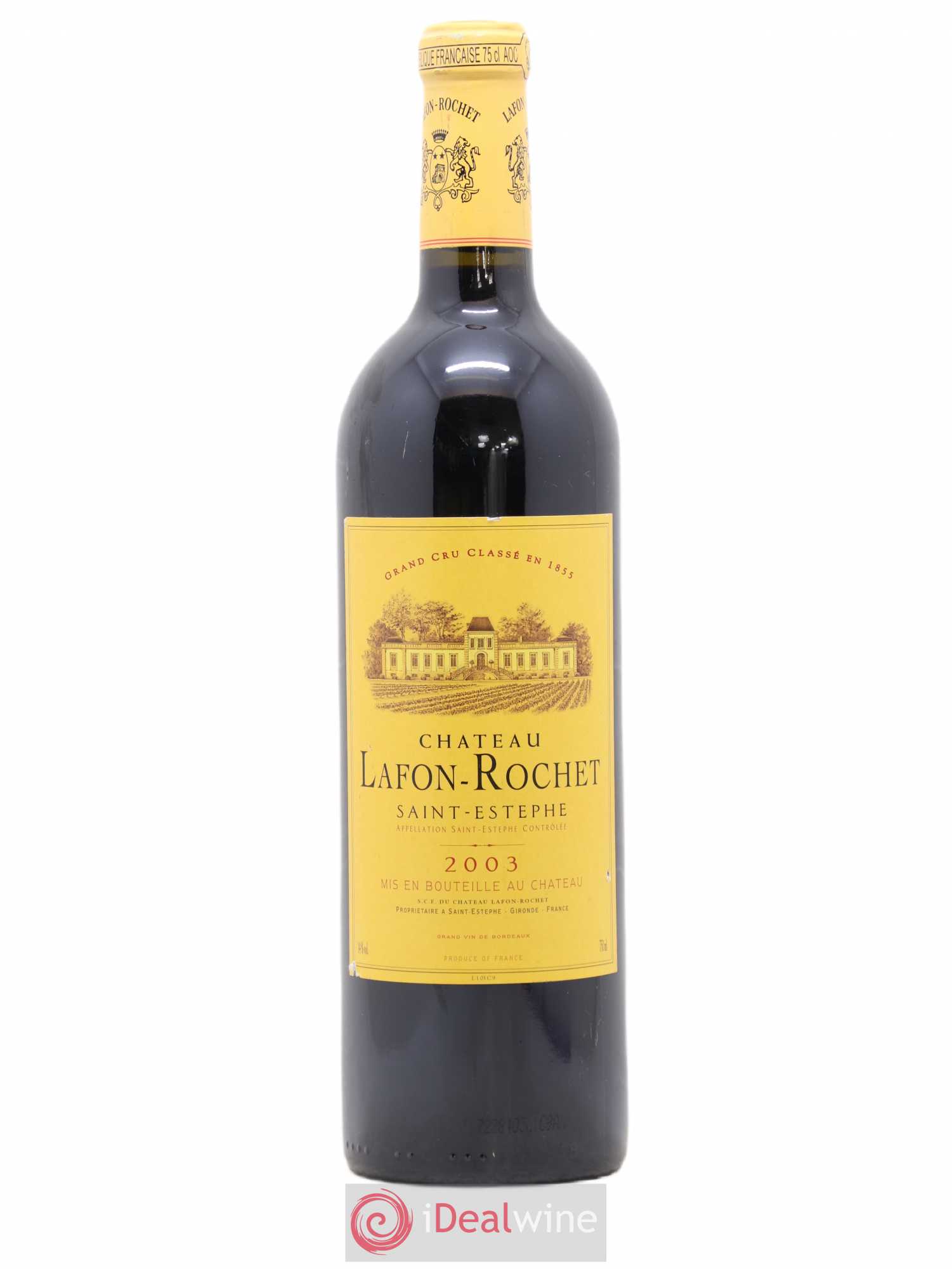 Château Lafon Rochet 4ème Grand Cru Classé 2003 - Lot de 1 bouteille - 0
