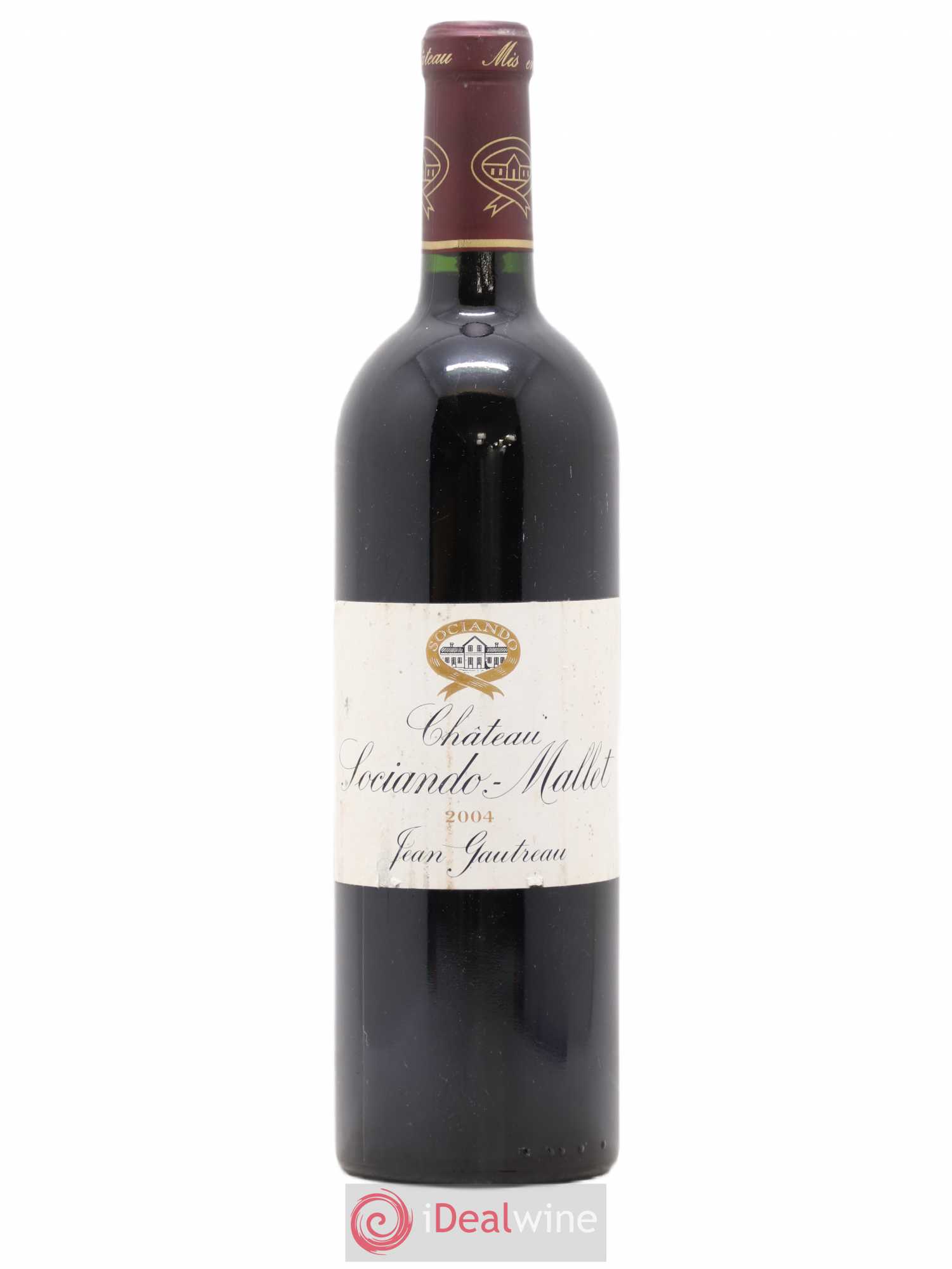 Château Sociando Mallet 2004 - Lot de 1 bouteille - 0
