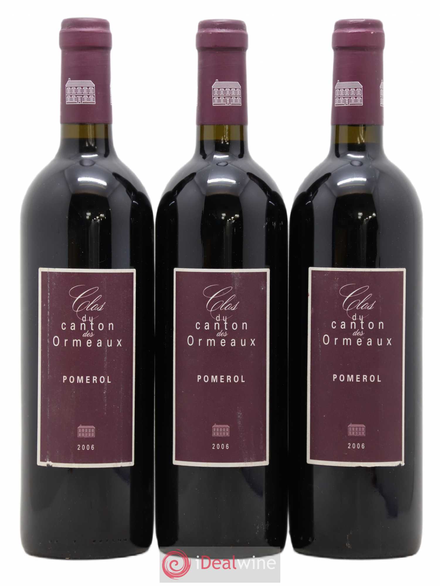 Pomerol Clos du Canton des Ormeaux 2006 - Posten von 3 Flaschen - 0