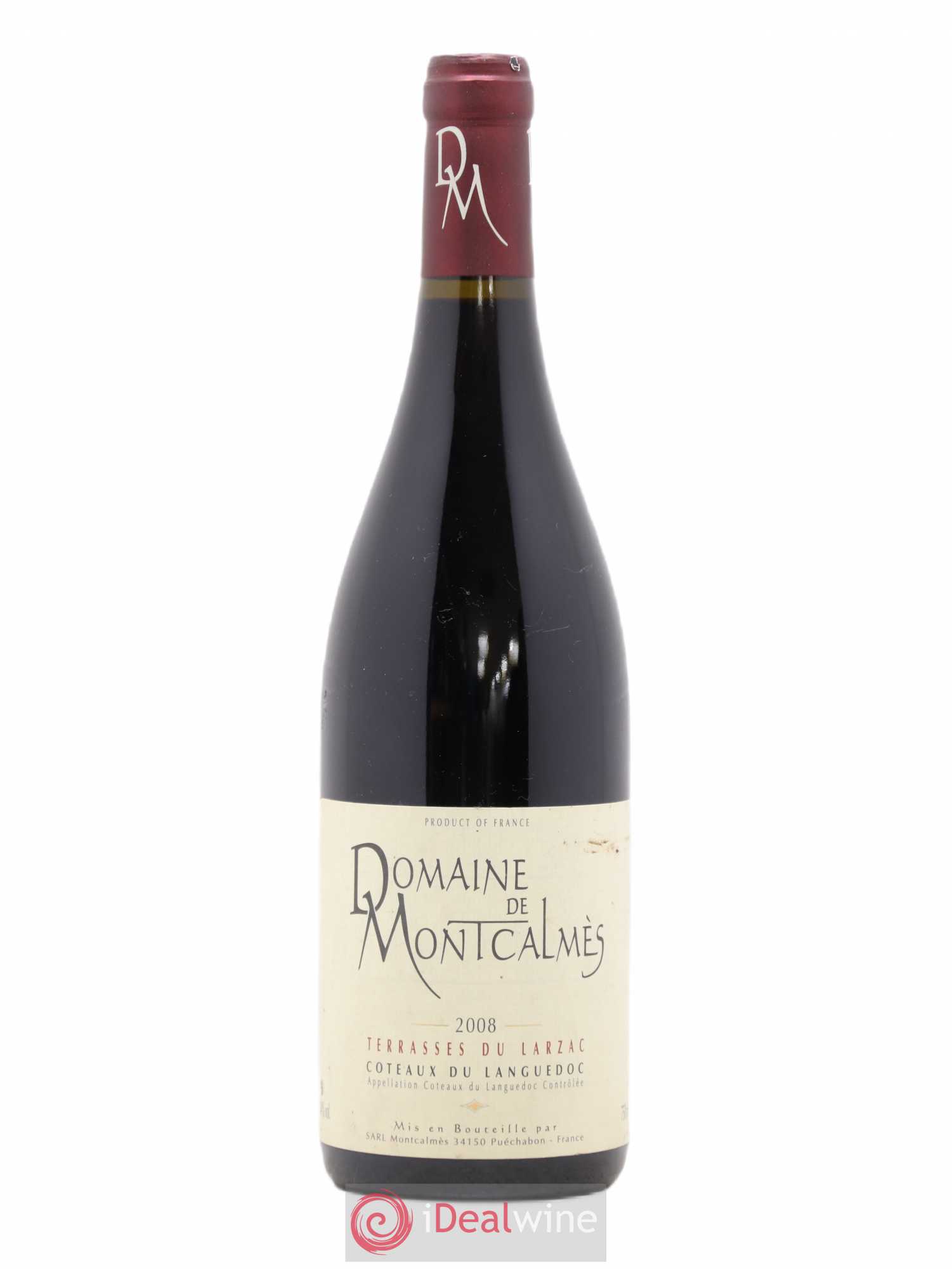 Terrasses du Larzac Domaine de Montcalmès Frédéric Pourtalié 2008 - Lot de 1 bouteille - 0
