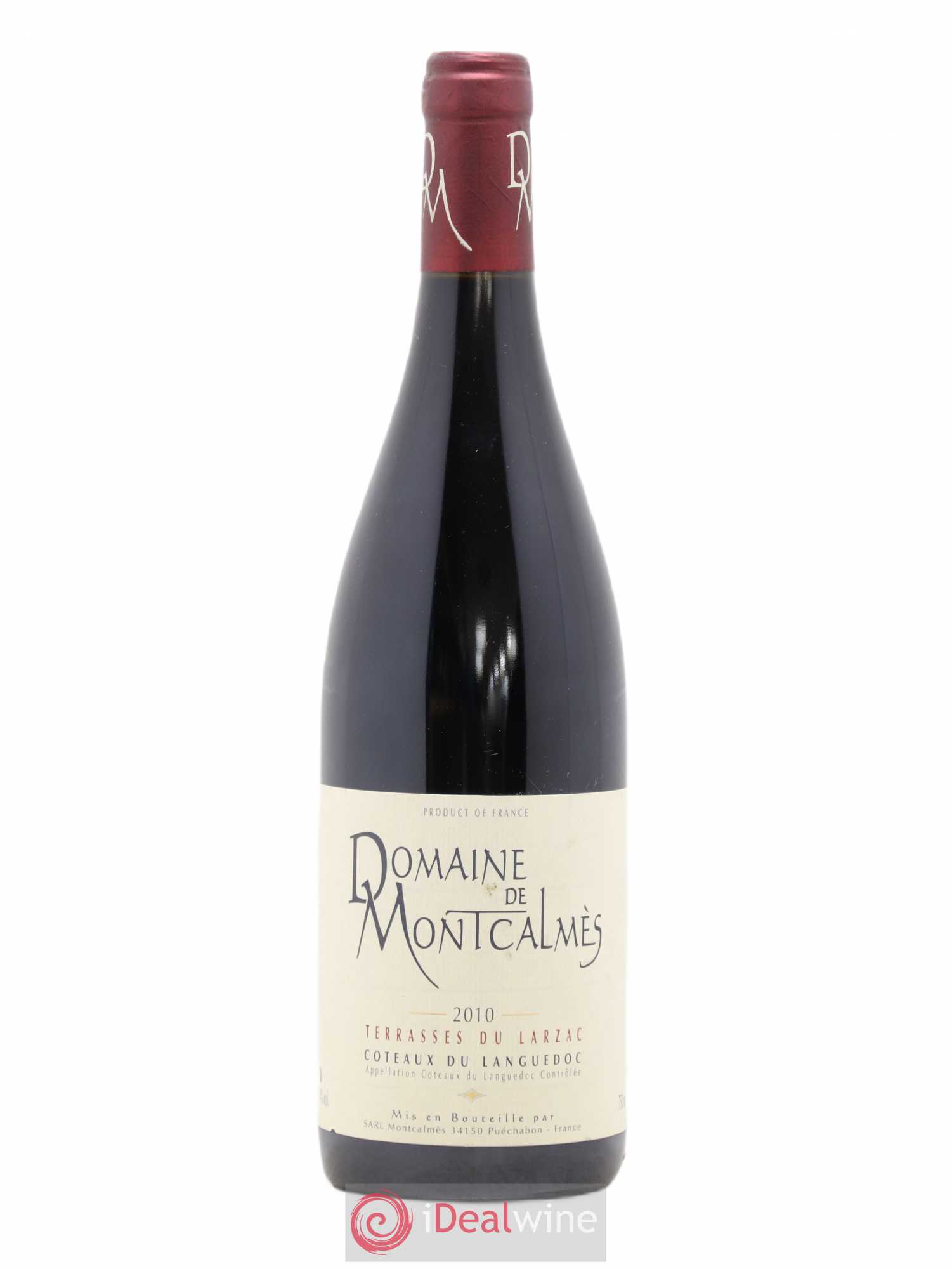 Terrasses du Larzac Domaine de Montcalmès Frédéric Pourtalié 2010 - Lot de 1 bouteille - 0