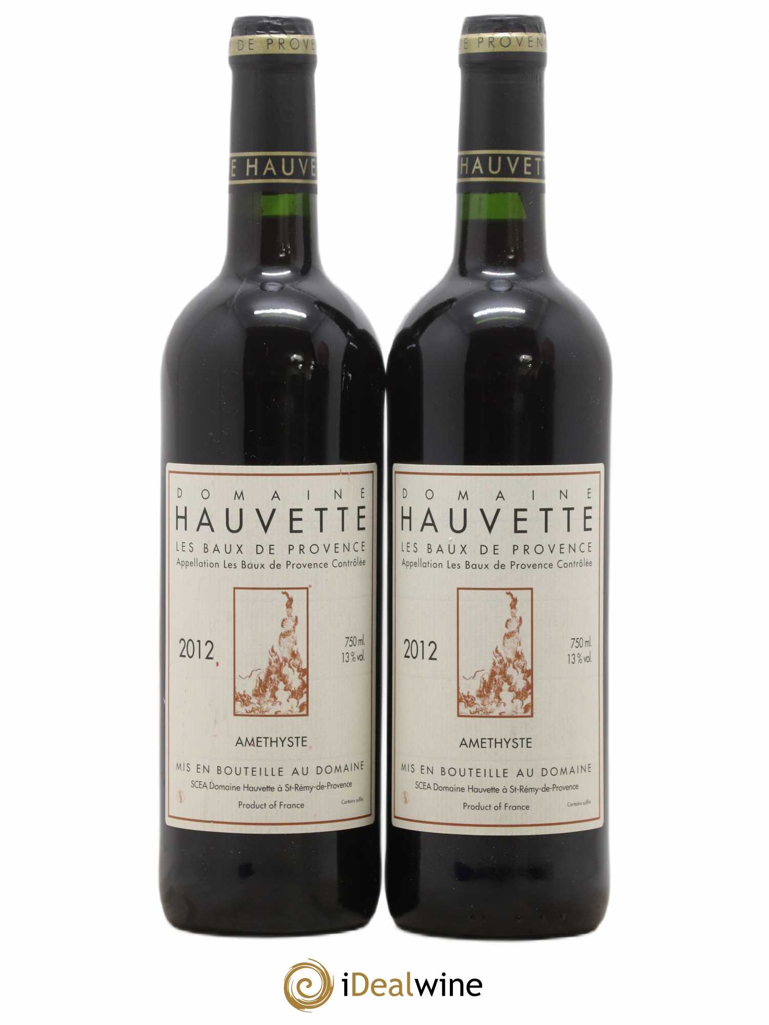 Baux de Provence Hauvette (Domaine) Amethyste 2012 - Lot de 2 bouteilles - 0