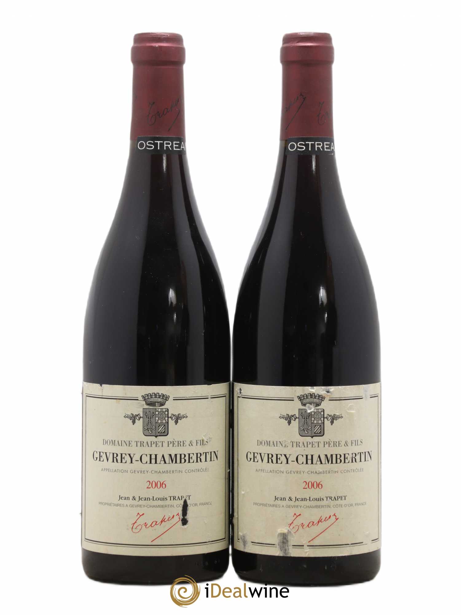 Gevrey-Chambertin Ostrea Domaine Trapet 2006 - Lot de 2 bouteilles - 0