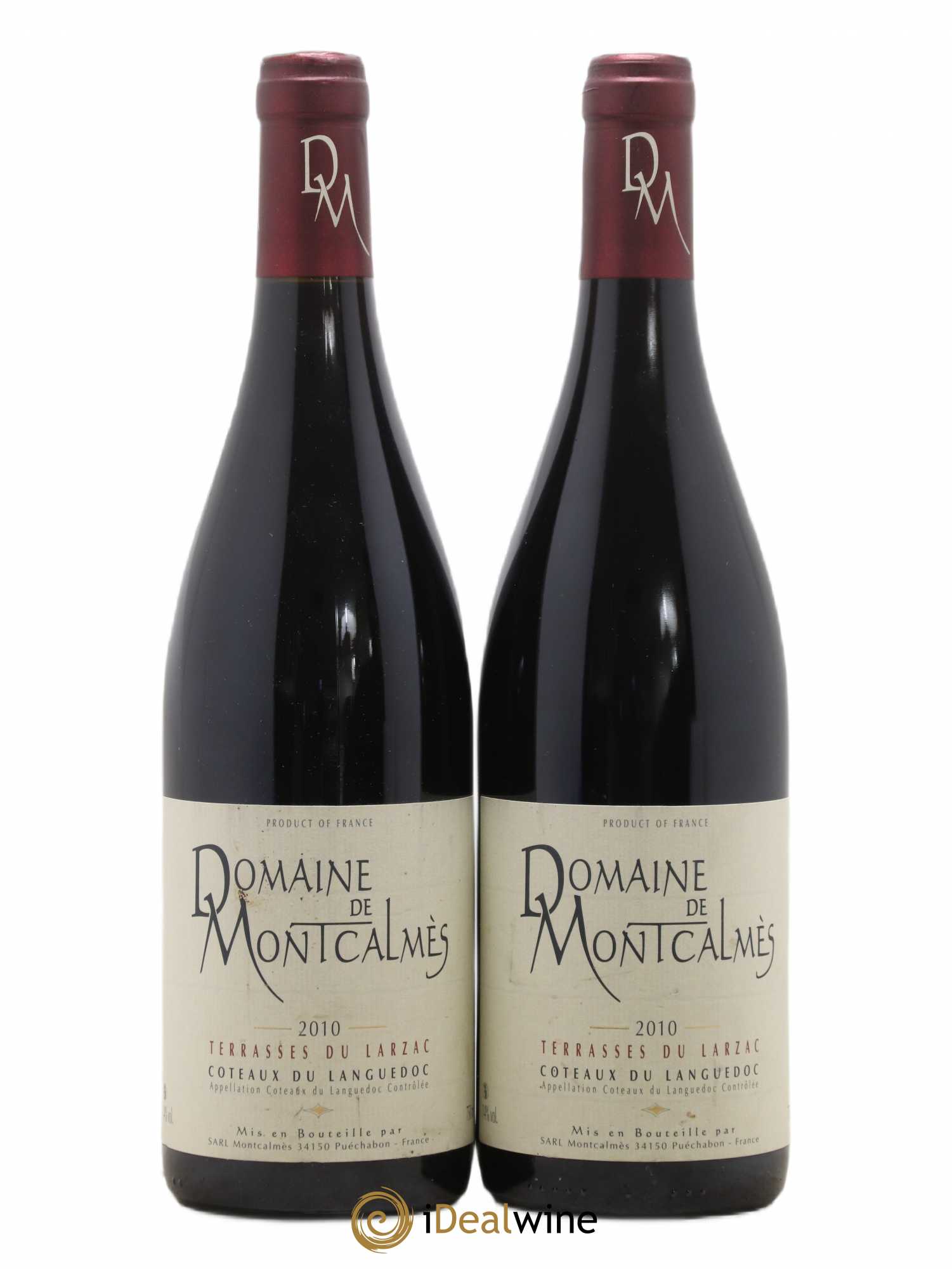Terrasses du Larzac Domaine de Montcalmès Frédéric Pourtalié 2010 - Lot de 2 bouteilles - 0