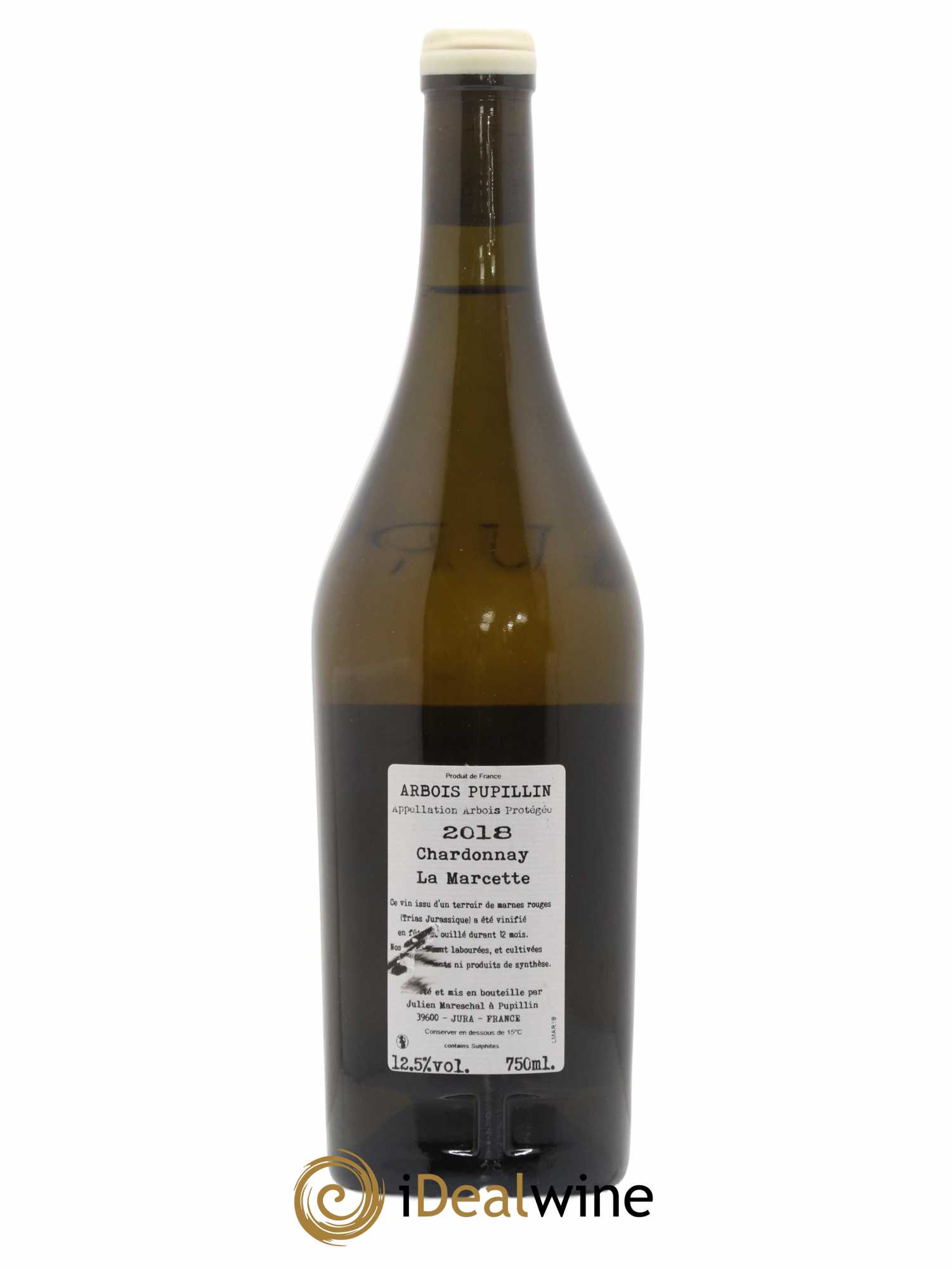 Arbois Pupillin La Marcette Domaine De La Borde 2018 - Lot de 1 bouteille - 1