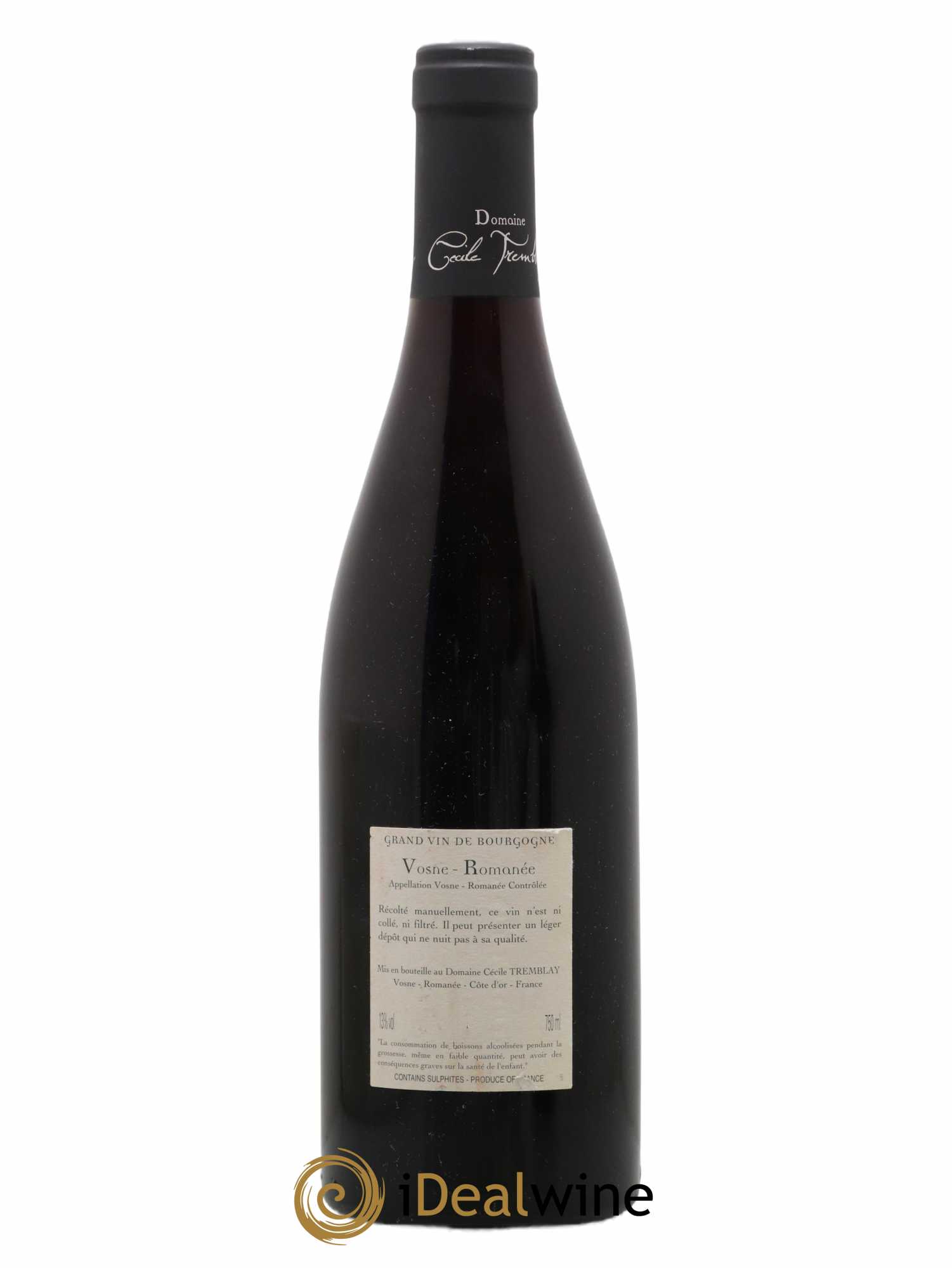 Vosne-Romanée Vieilles Vignes Cécile Tremblay 2009 - Lot de 1 bouteille - 1