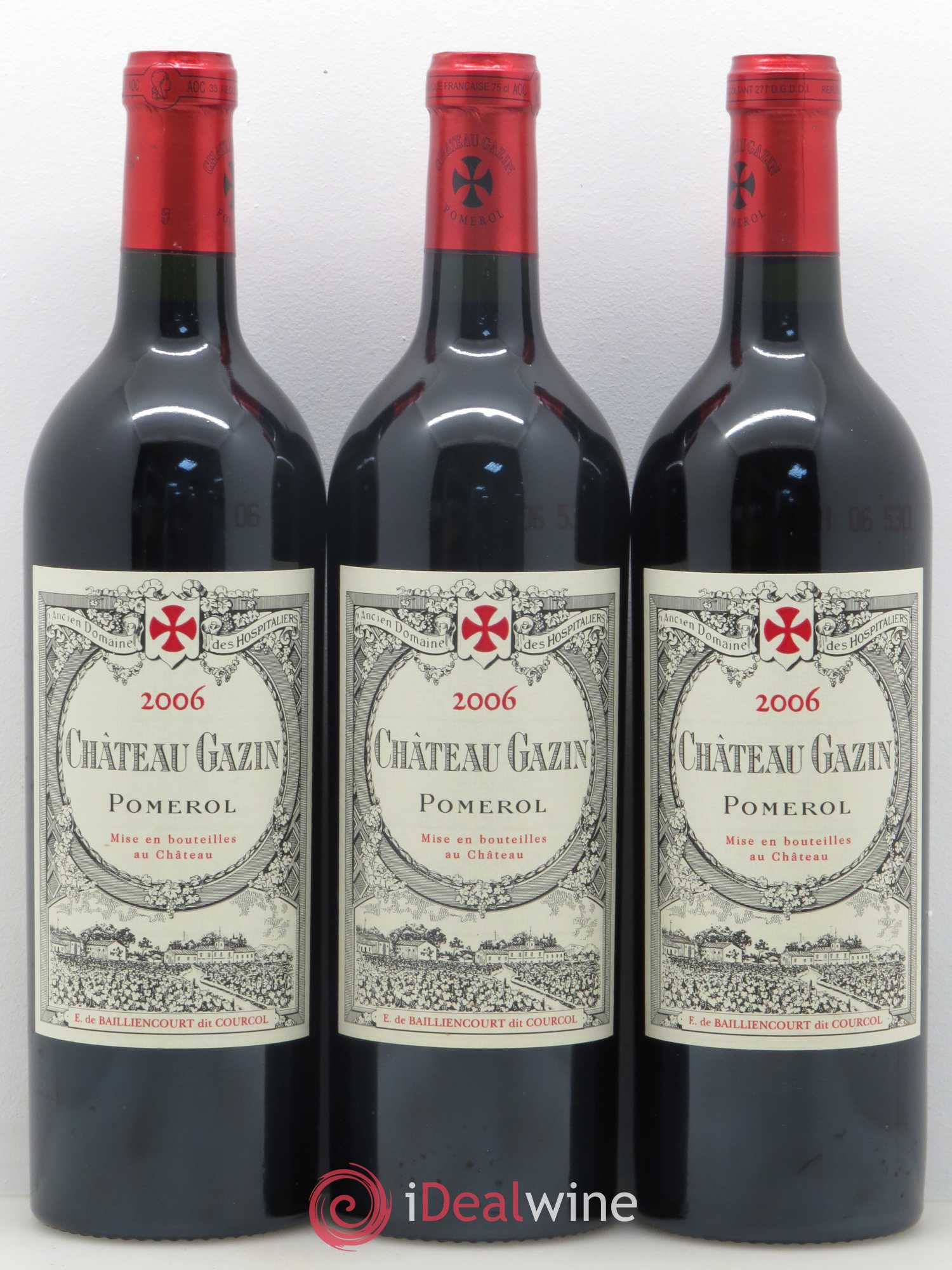Château Gazin 2006 - Lot de 6 bouteilles - 1