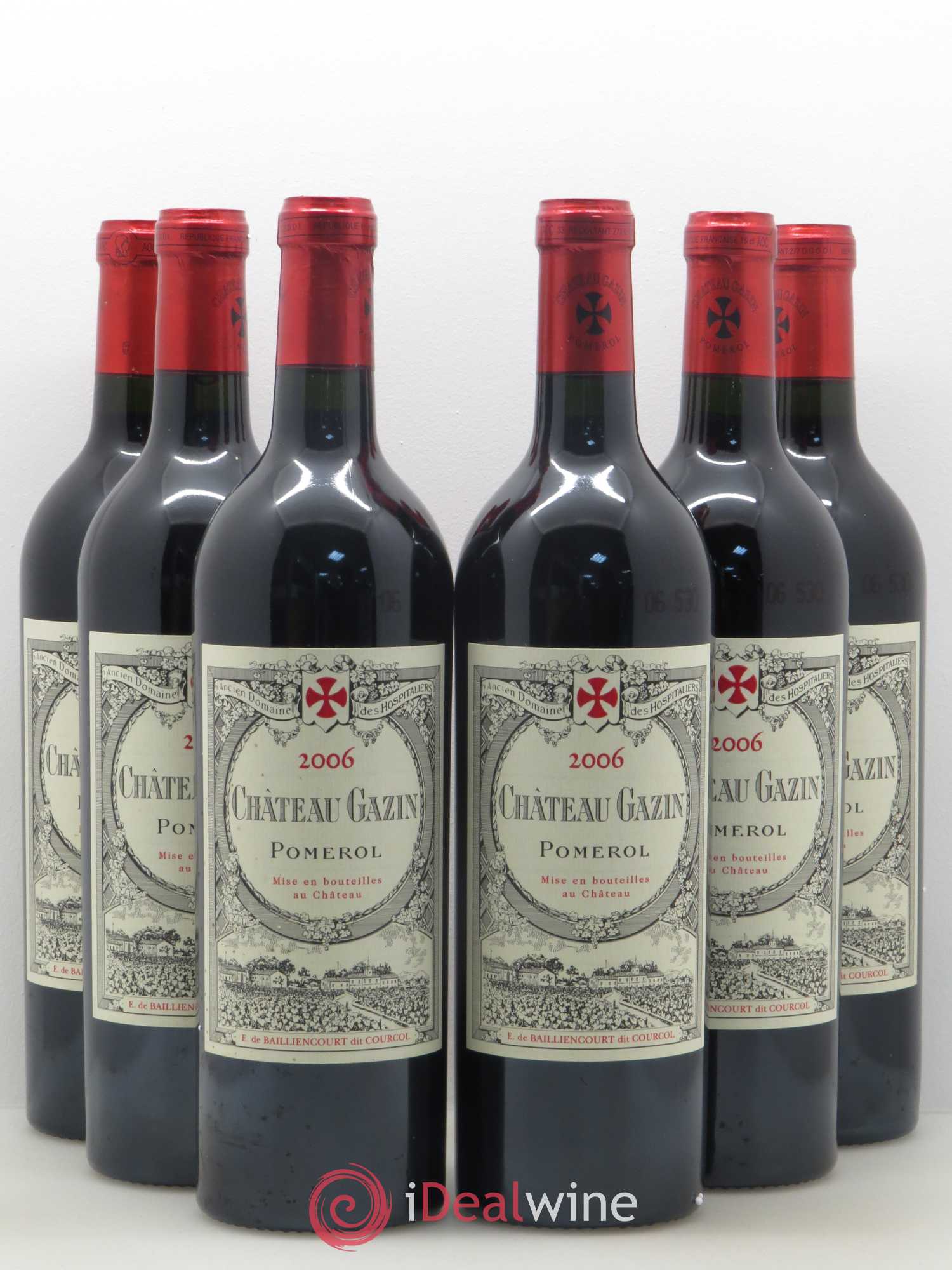 Château Gazin 2006 - Lot de 6 bouteilles - 0