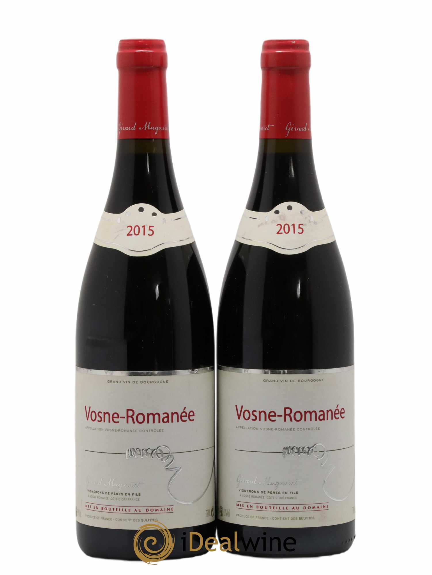 Vosne-Romanée Gérard Mugneret 2015 - Lot de 2 bouteilles - 0