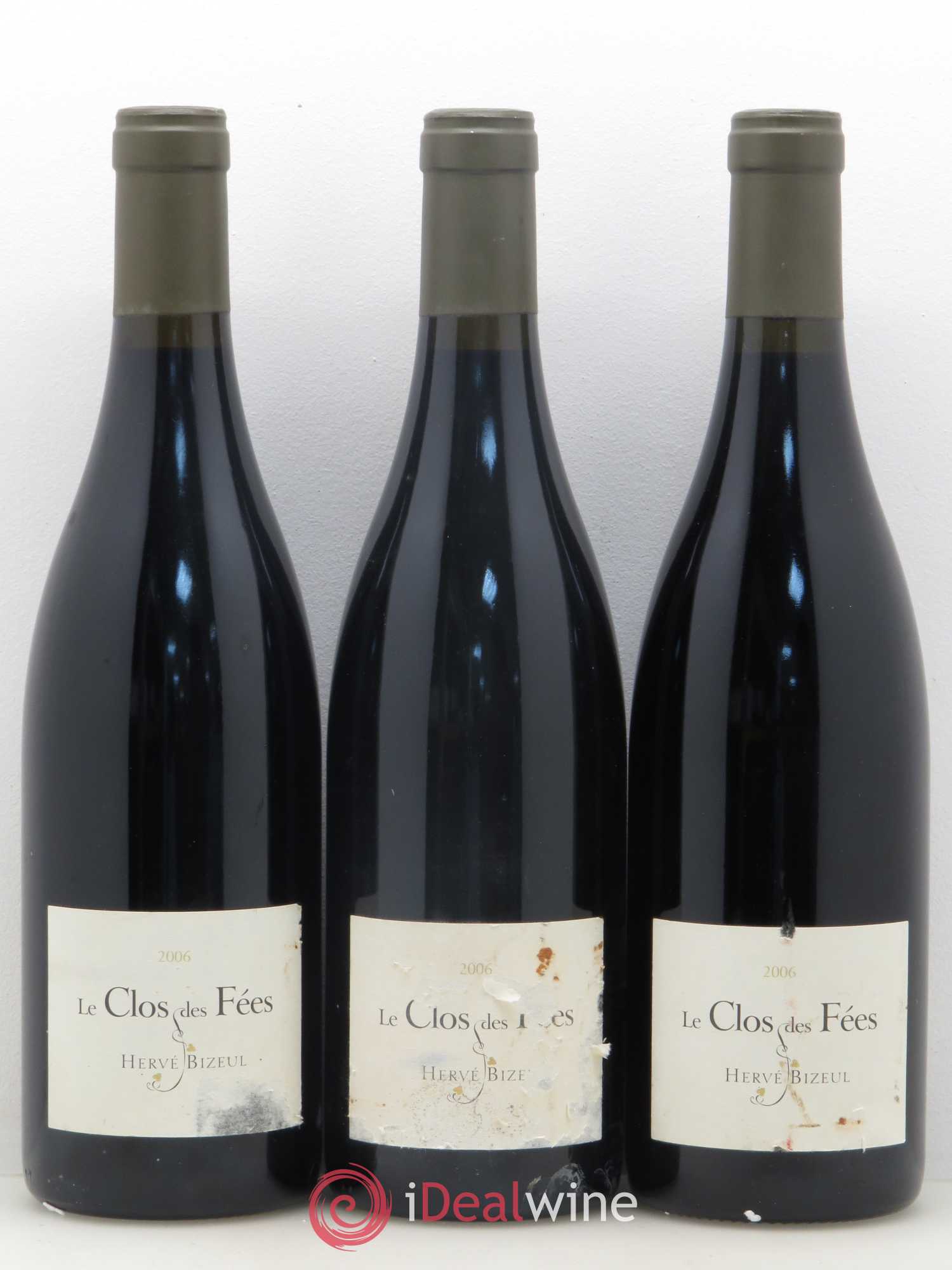Côtes du Roussillon Villages Clos des Fées Hervé Bizeul 2006 - Lot de 3 bouteilles - 0