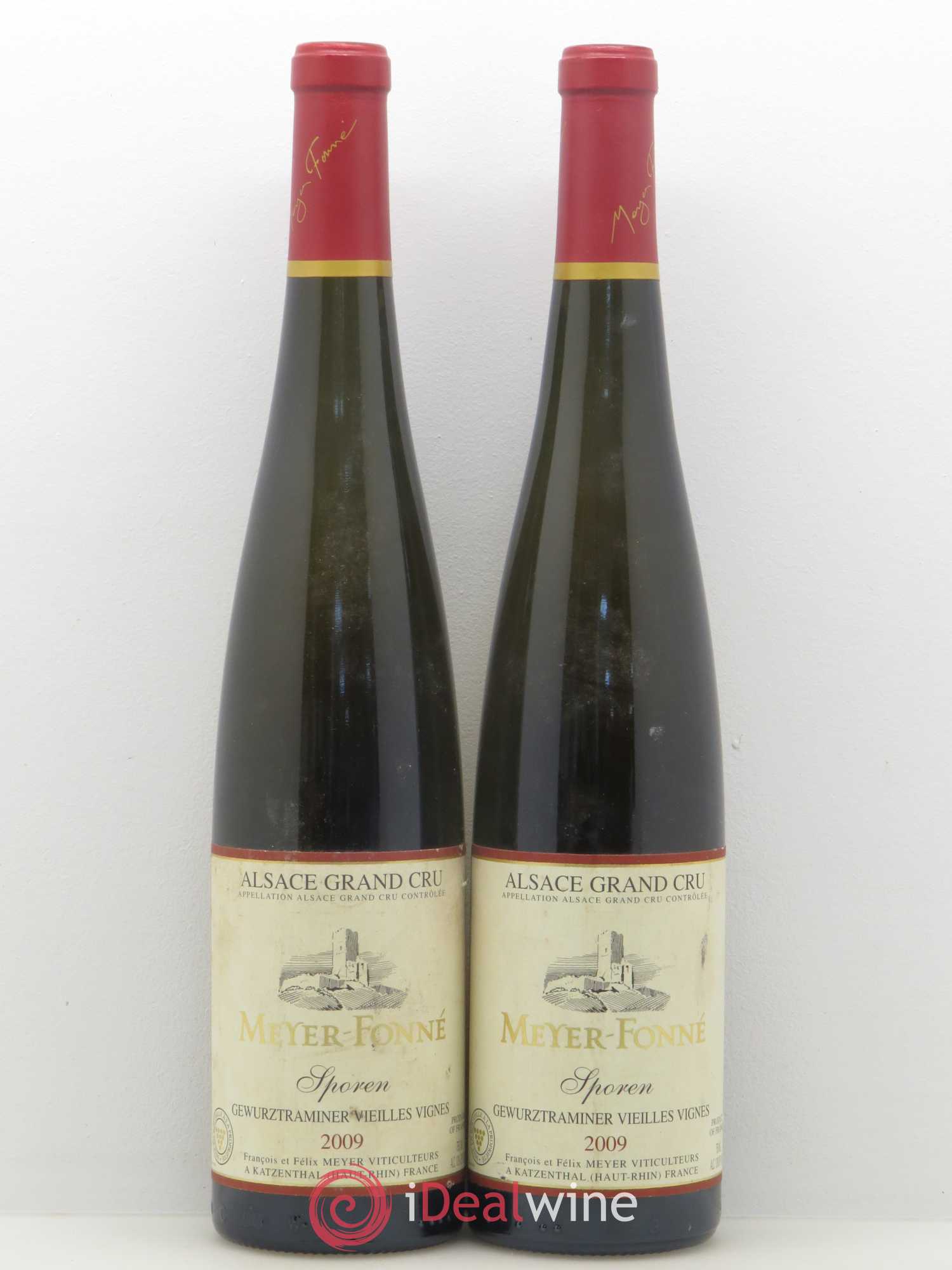 Gewurztraminer Grand Cru Sporen Meyer-Fonné (Domaine) Vieilles vignes 2009 - Lot de 2 bouteilles - 0
