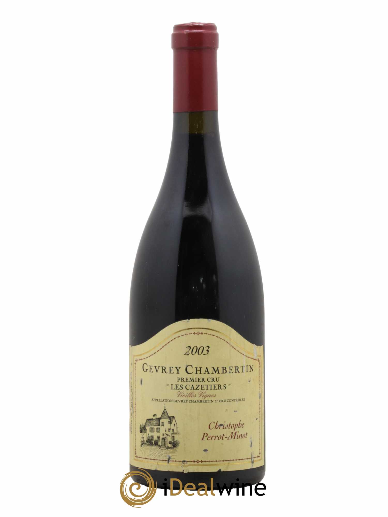 Gevrey-Chambertin 1er Cru Les Cazetiers Vieilles Vignes Perrot-Minot 2003 - Posten von 1 Flasche - 0