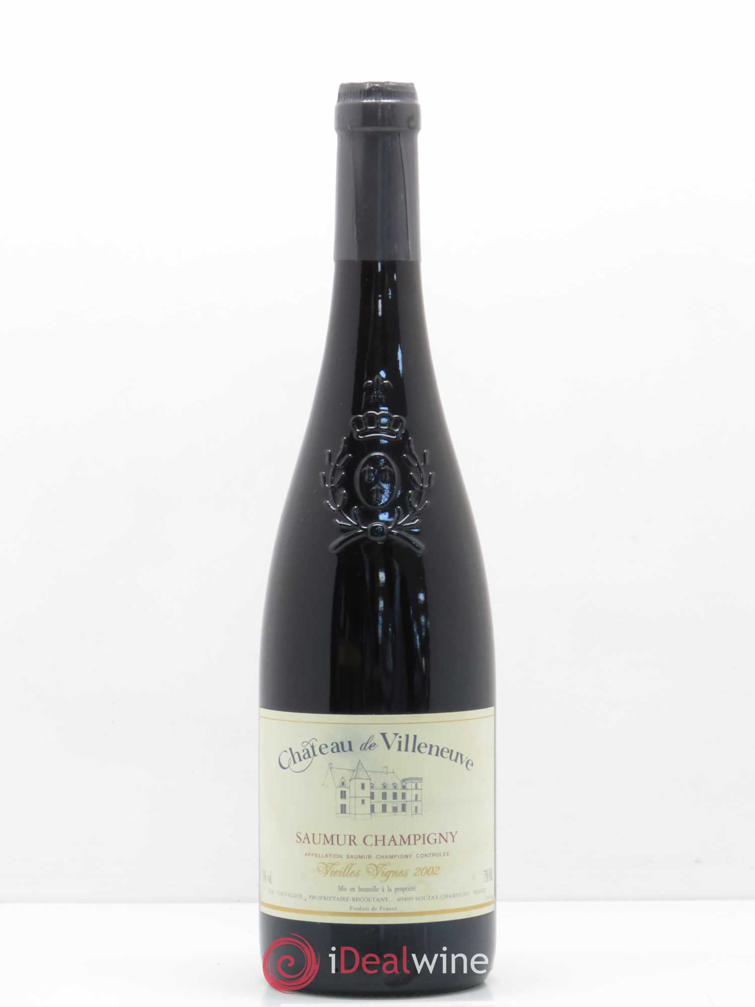 Saumur-Champigny Vieilles Vignes Château de Villeneuve 2002 - Lot de 1 bouteille - 0