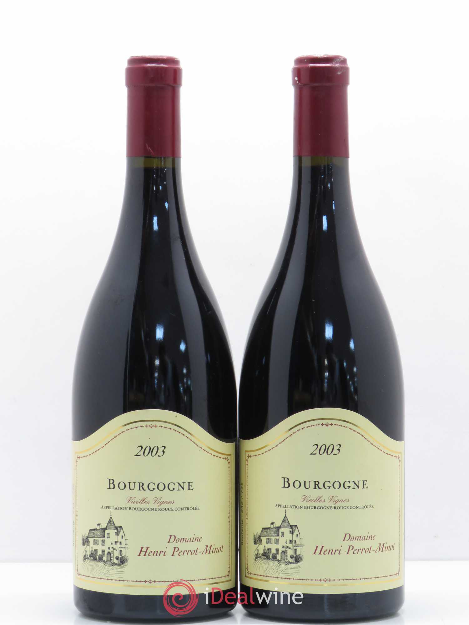 Bourgogne Vieilles Vignes Domaine Henri Perrot Minot 2003 - Posten von 2 Flaschen - 0