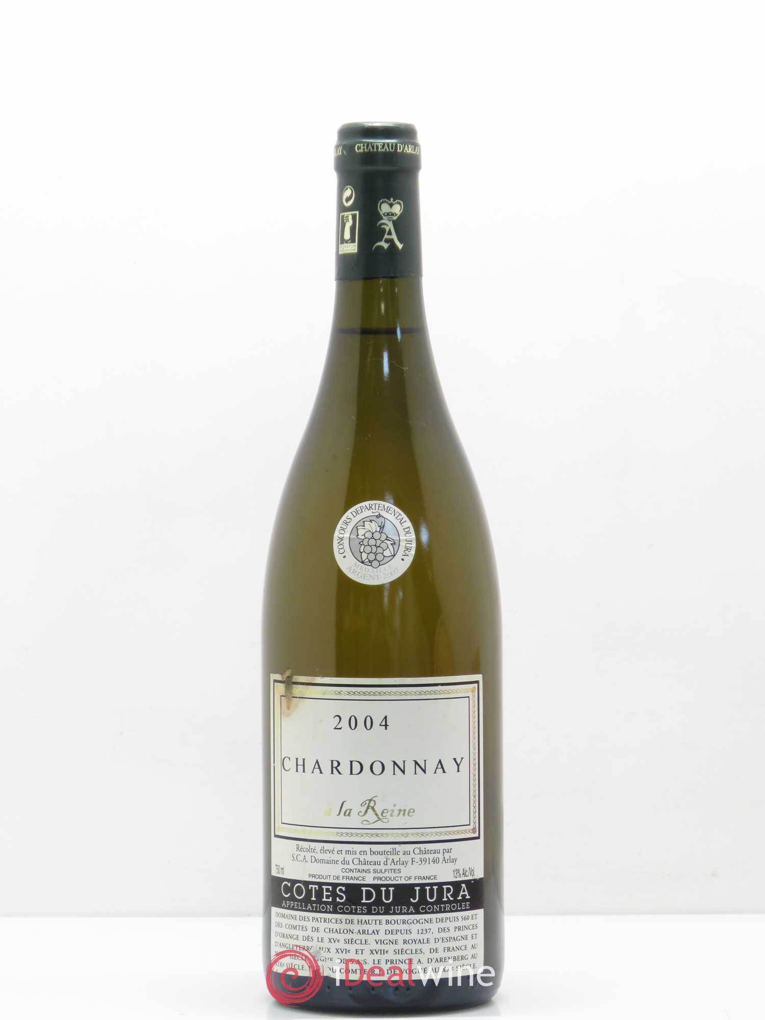 Côtes du Jura Blanc Tradition Château d'Arlay Chardonnay A la Reine (sans prix de réserve) 2004 - Posten von 1 Flasche - 0
