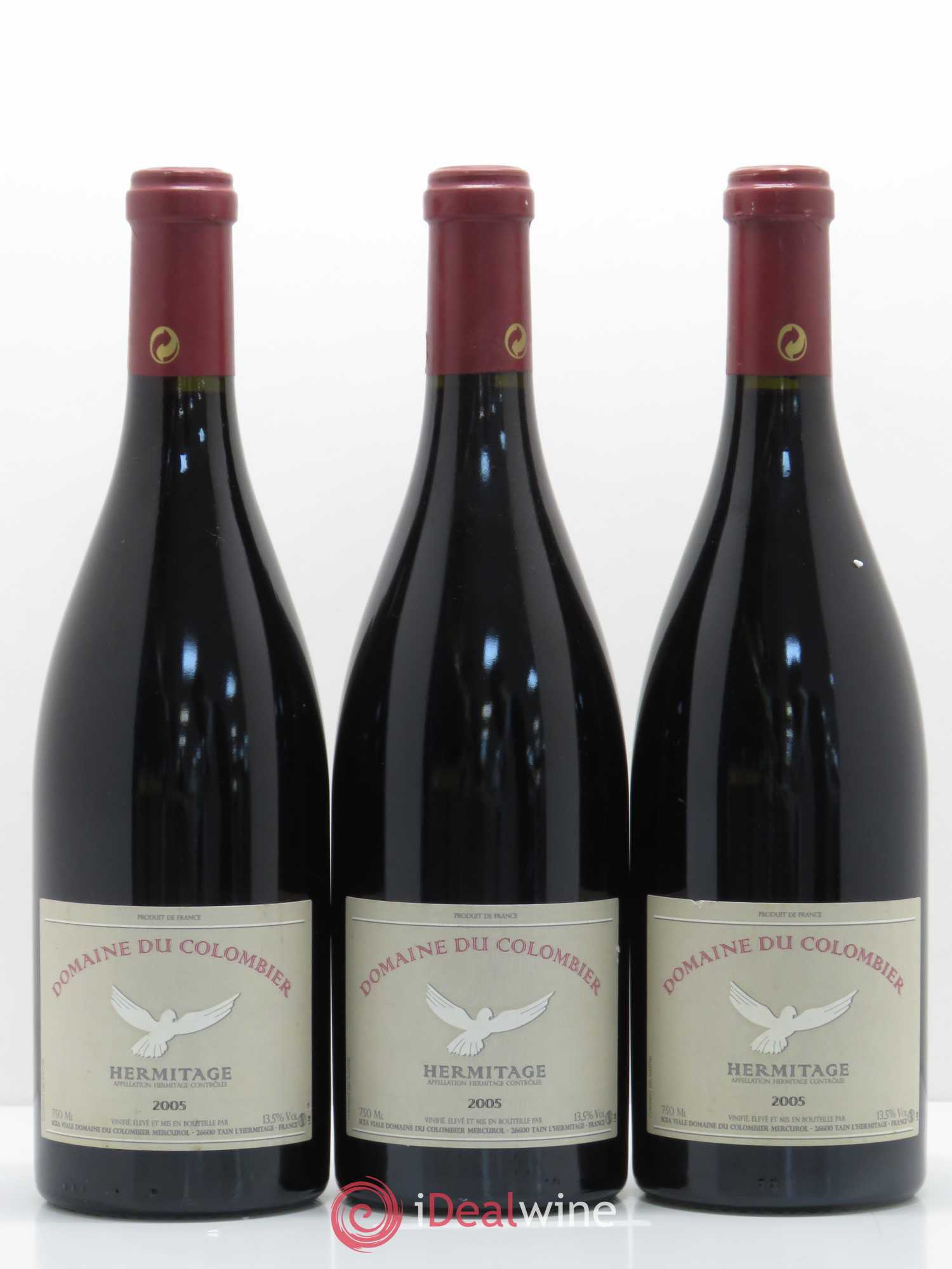 Hermitage Colombier (Domaine du) 2005 - Lot de 3 bouteilles - 0