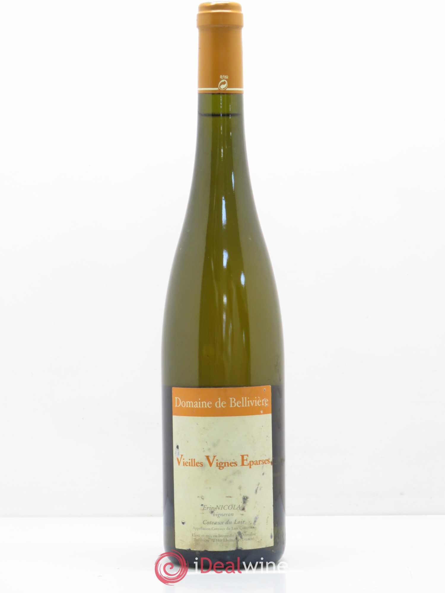 Coteaux du Loir Vieilles Vignes Eparses Domaine de Bellivière (sans prix de réserve) 2007 - Lot de 1 bouteille - 0