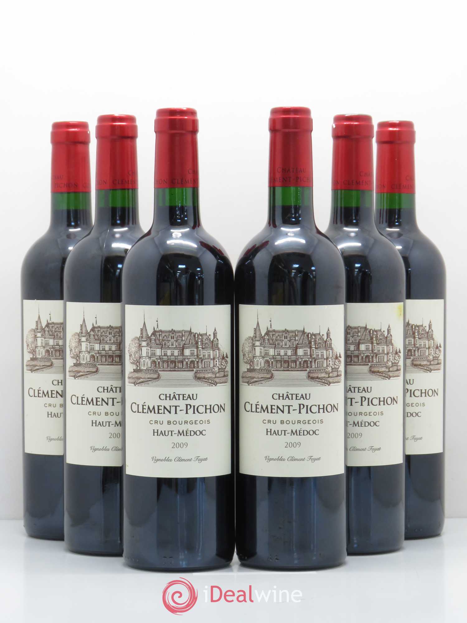 Château Clément-Pichon Cru Bourgeois 2009 - Lot de 6 bouteilles - 0