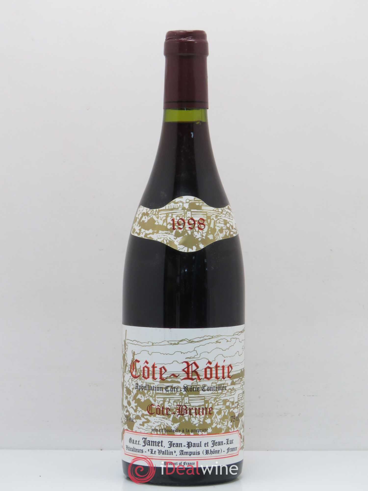Côte-Rôtie Côte Brune Jamet (Domaine) 1998 - Lot de 1 bouteille - 0